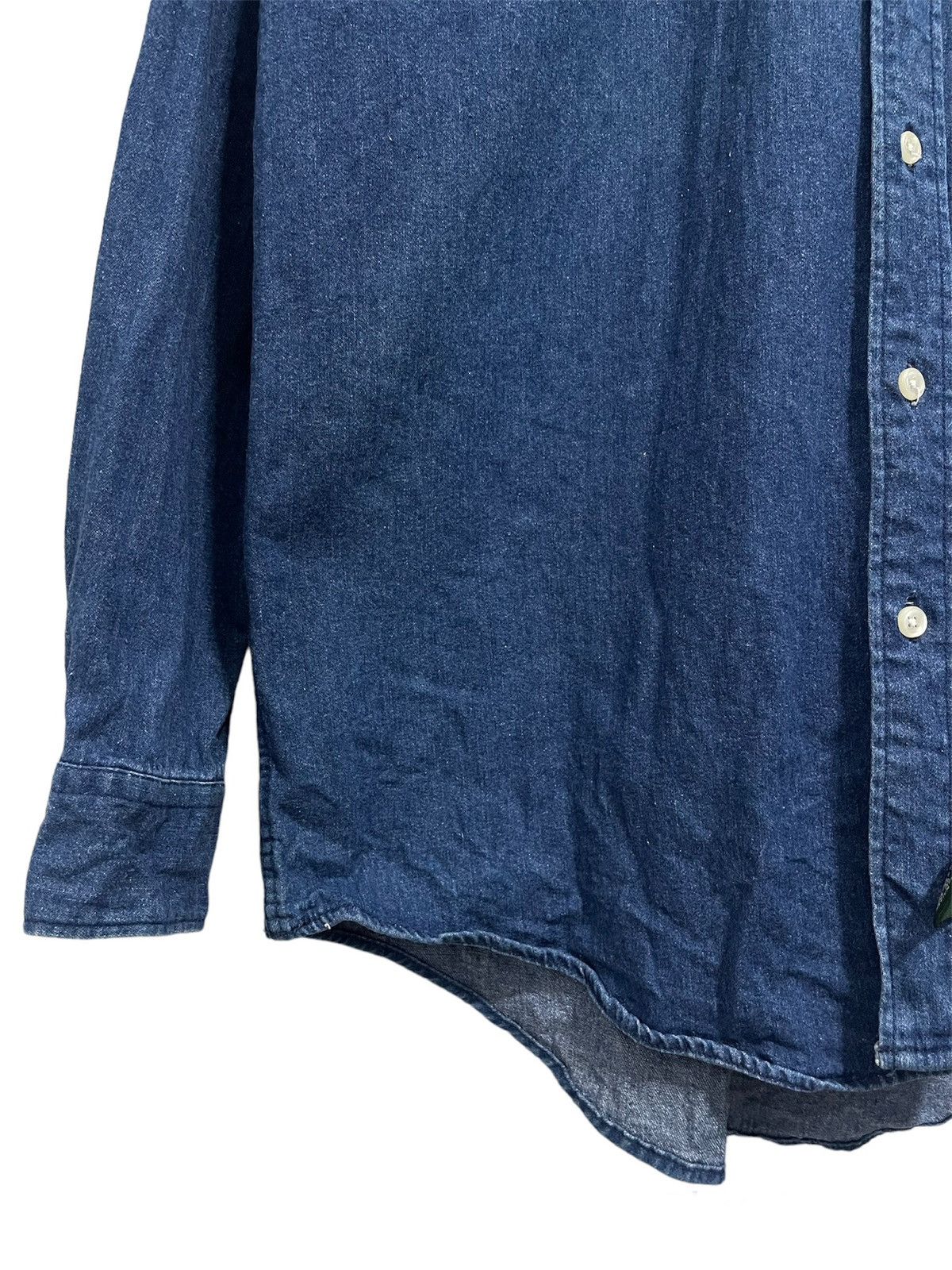 Ralph Lauren POLO COUNTRY RALPH LAUREN INDIGO DENIM BUTTON UP FLANNEL Size US M / EU 48-50 / 2 - 4 Thumbnail