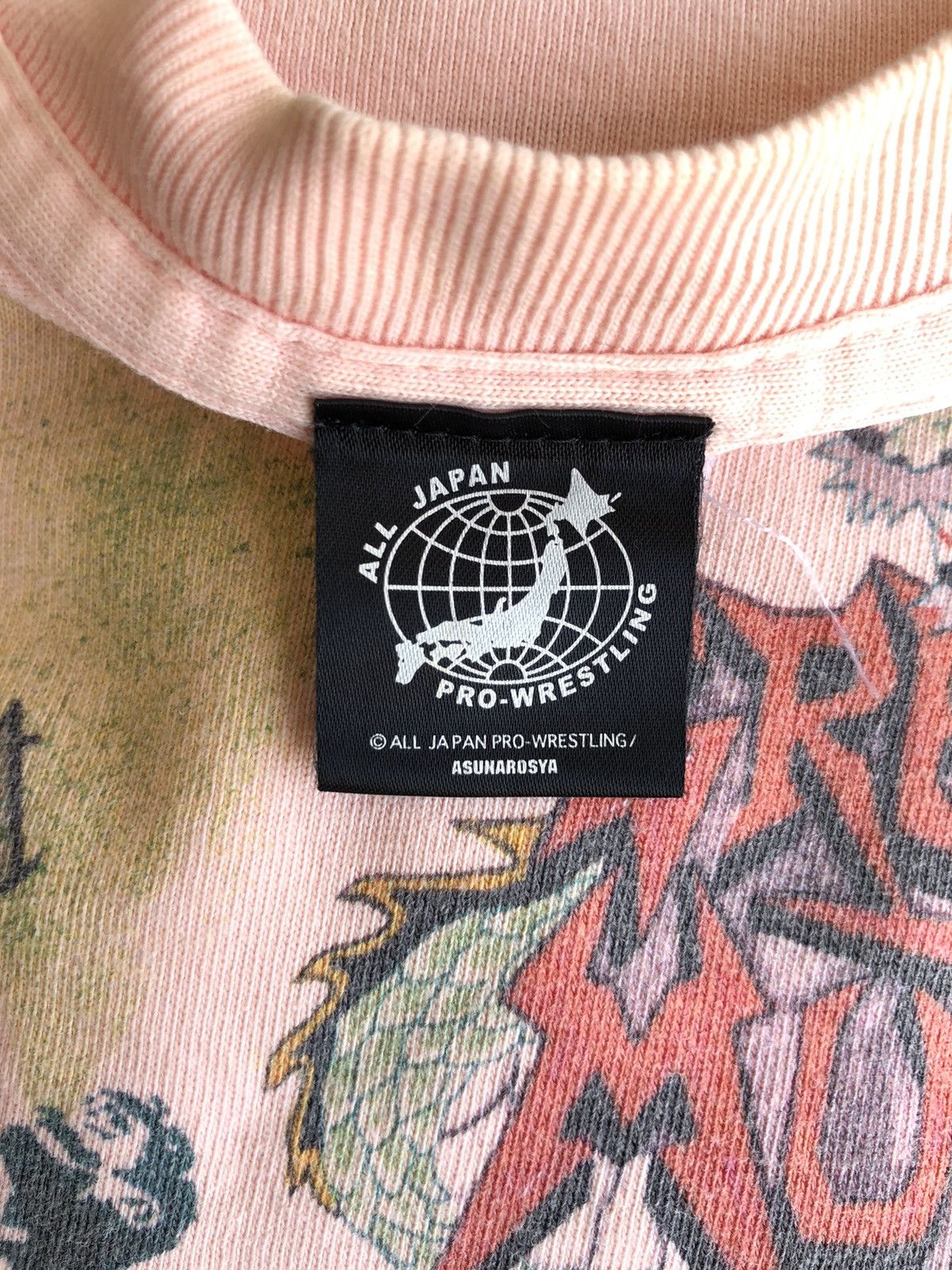 Band Tees × Japanese Brand × Vintage ❌NEED GONE❌Y2K Japan Pro Wrestling All OVP Mascot Logo Shirt Size US L / EU 52-54 / 3 - 8 Thumbnail