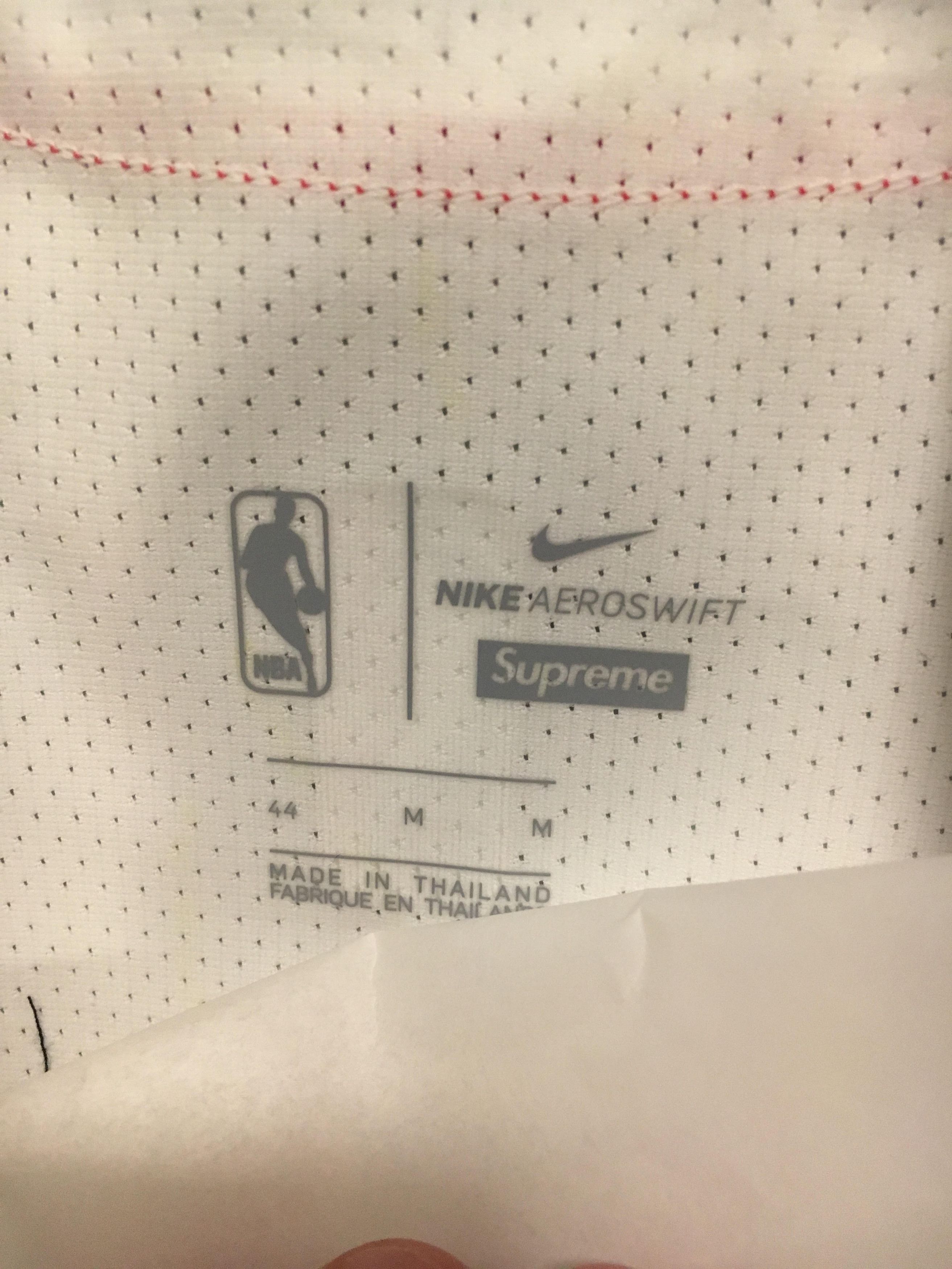 Supreme Nike NBA Teams Authentic Jersey White Medium - Jerseys