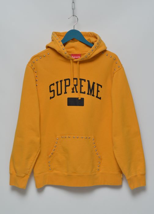 Supreme Supreme Studded Hooded Sweatshirt Hoodie (FW18) | Grailed