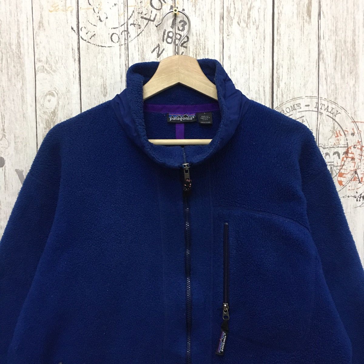 Patagonia × Vintage Rare Vintage Patagonia Full Zipper Fleece Size US L / EU 52-54 / 3 - 4 Thumbnail