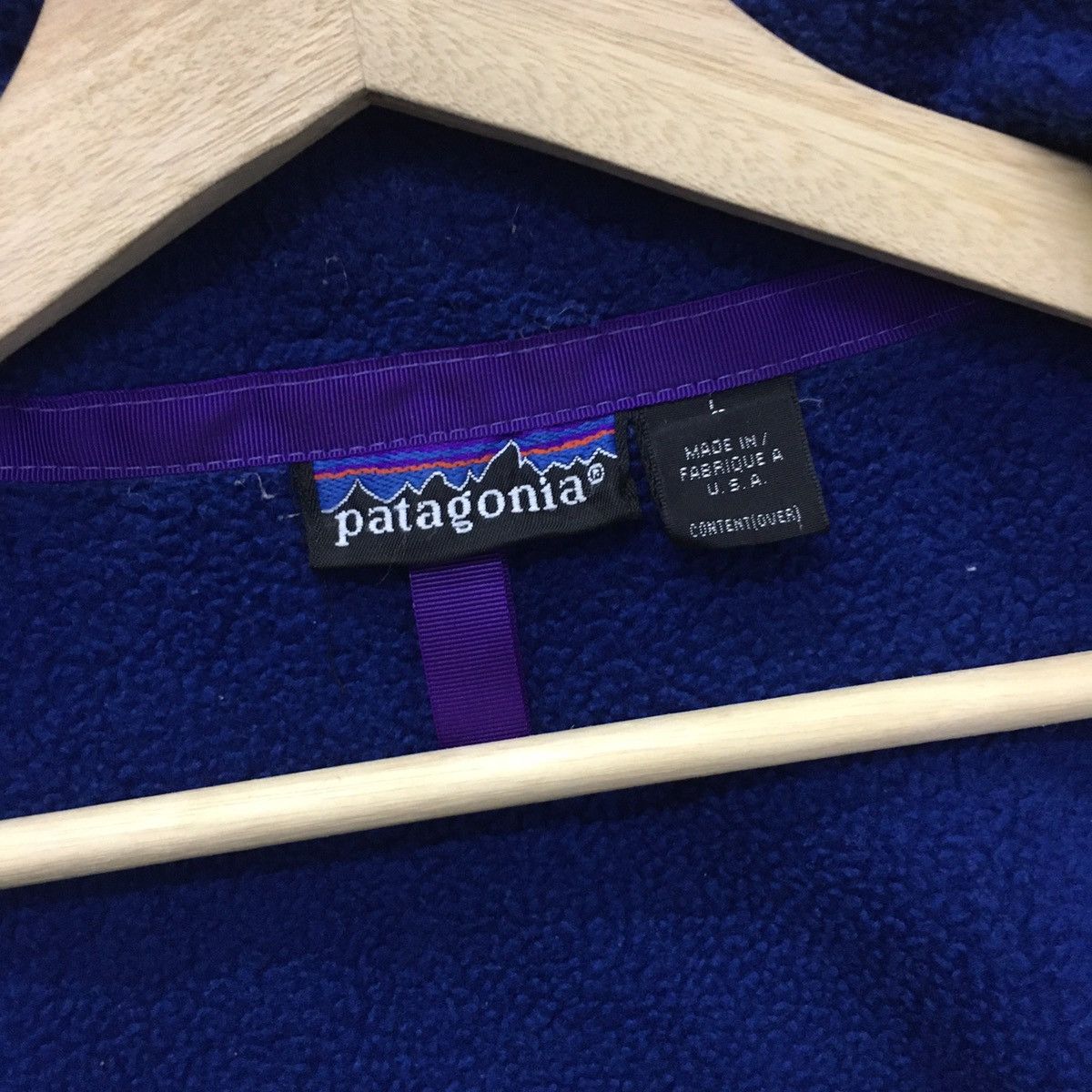 Patagonia × Vintage Rare Vintage Patagonia Full Zipper Fleece Size US L / EU 52-54 / 3 - 13 Thumbnail