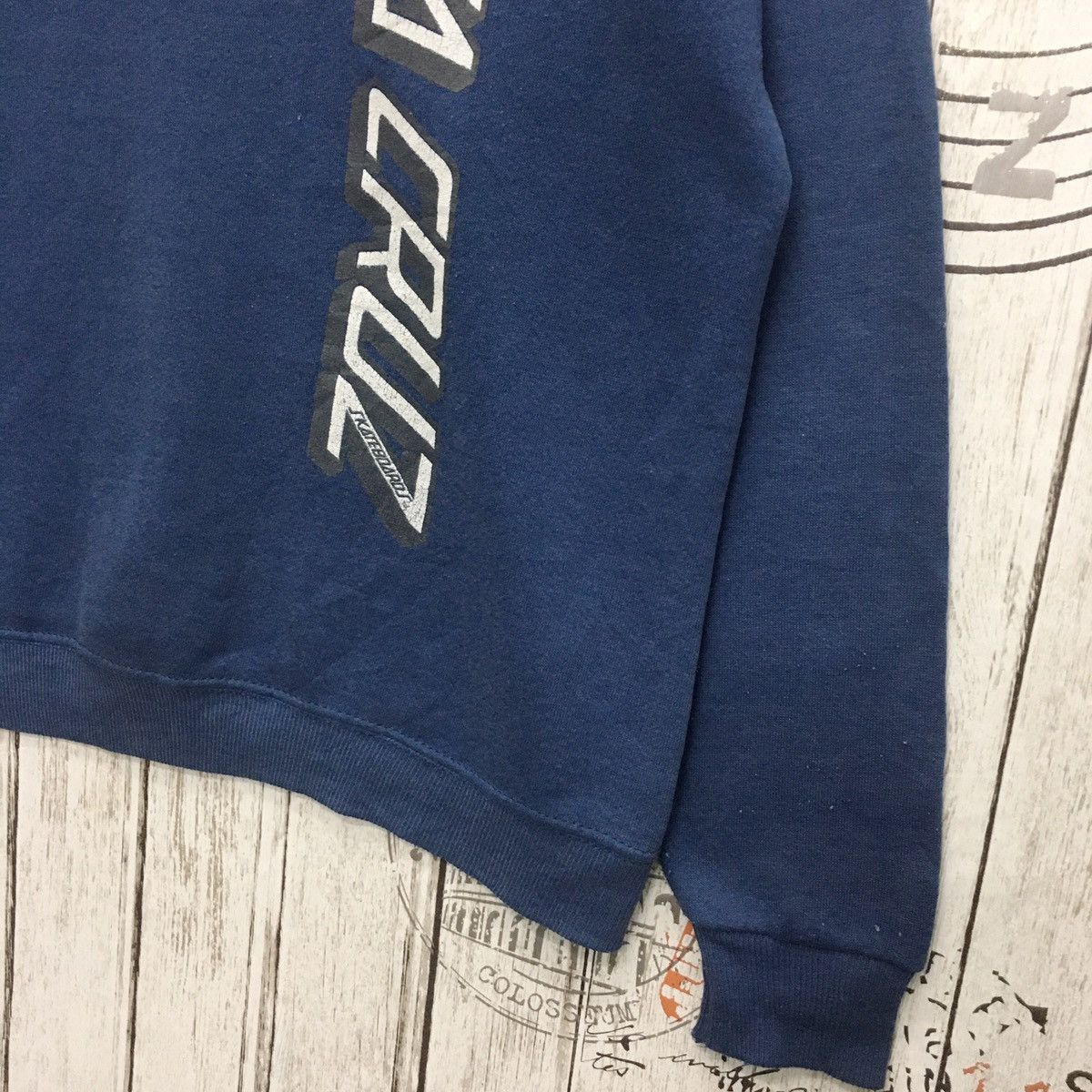 Santa Cruz Skateboards × Vintage Rare Vintage Santa Cruz Big Spellout Skateboarding Size US L / EU 52-54 / 3 - 5 Thumbnail