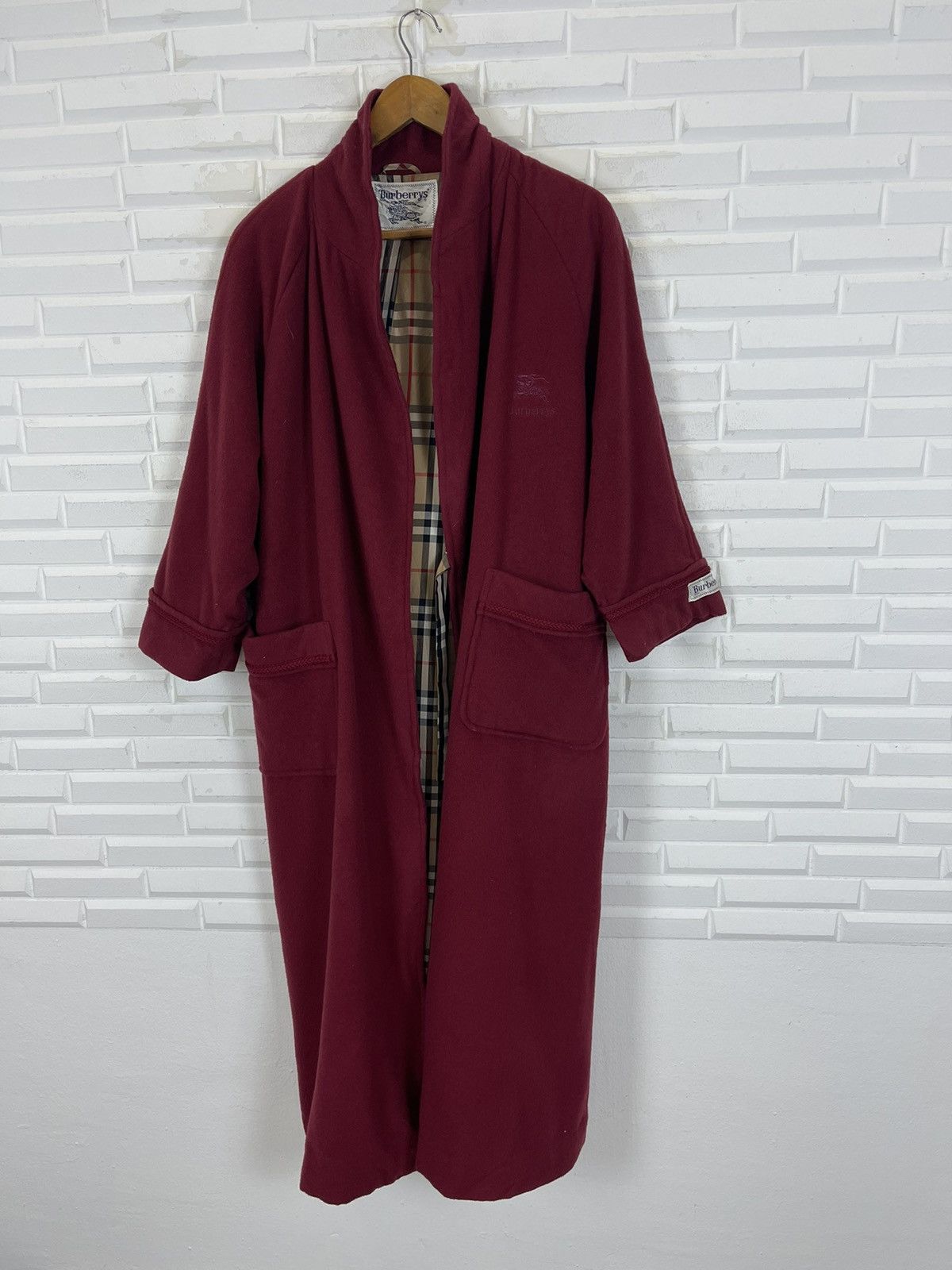 Burberry BURBERRY PRORSUM LONG WOOL NOVA CHECK JACKET Size US M / EU 48-50 / 2 - 4 Thumbnail