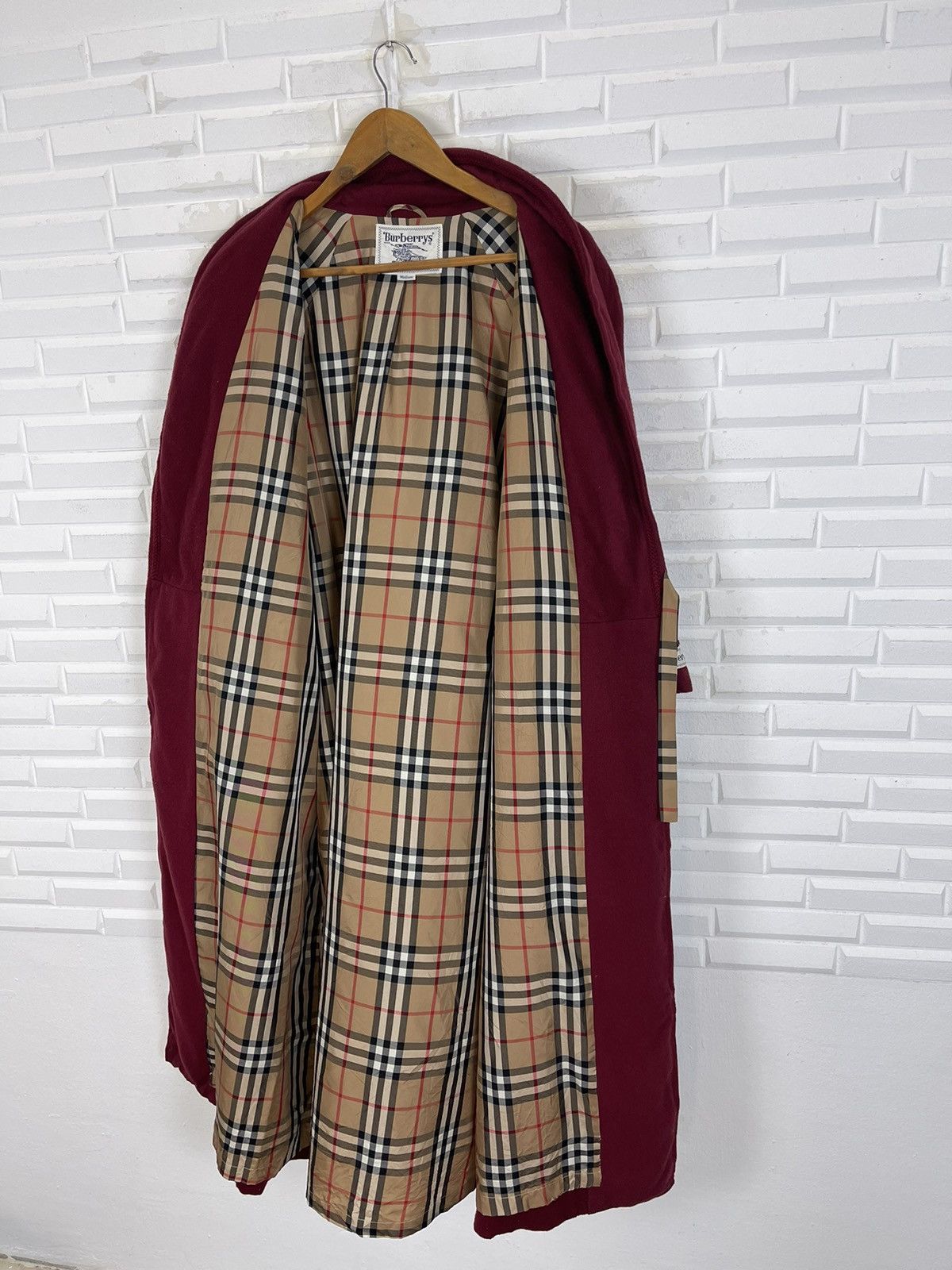 Burberry BURBERRY PRORSUM LONG WOOL NOVA CHECK JACKET Size US M / EU 48-50 / 2 - 2 Thumbnail
