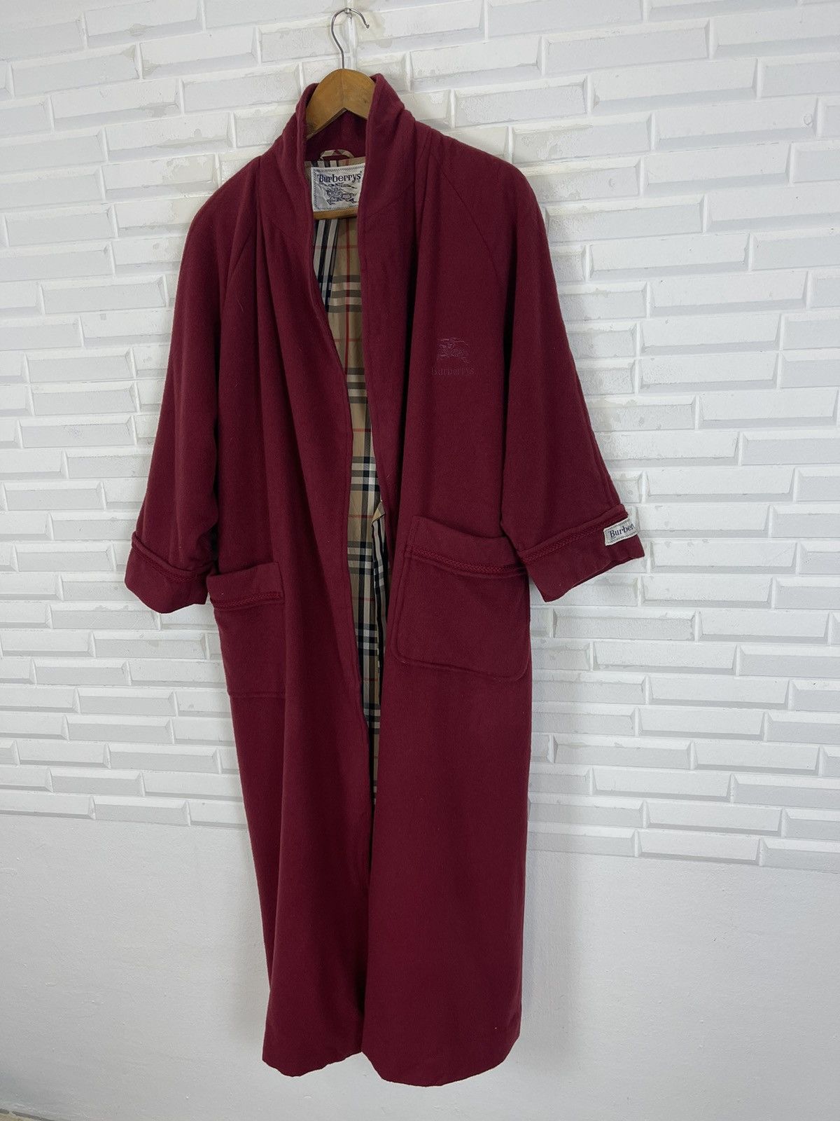 Burberry BURBERRY PRORSUM LONG WOOL NOVA CHECK JACKET Size US M / EU 48-50 / 2 - 5 Thumbnail