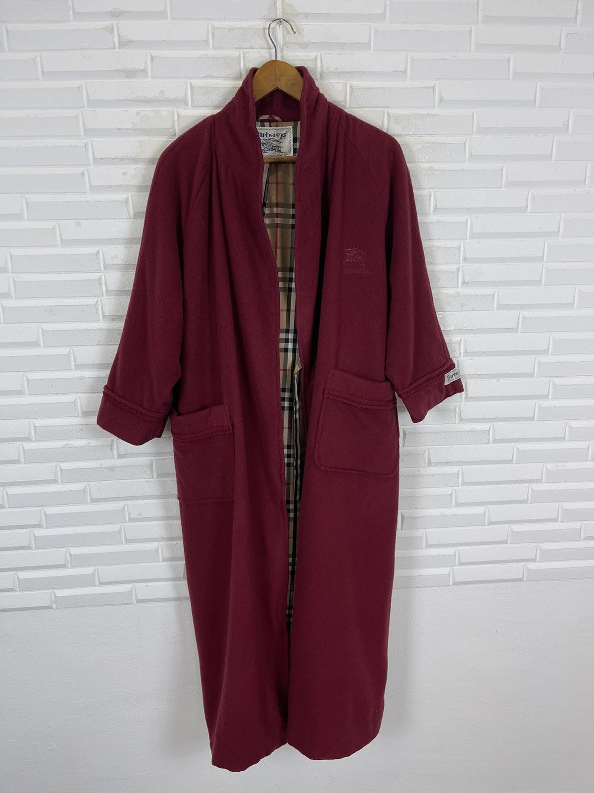 Burberry BURBERRY PRORSUM LONG WOOL NOVA CHECK JACKET Size US M / EU 48-50 / 2 - 6 Thumbnail