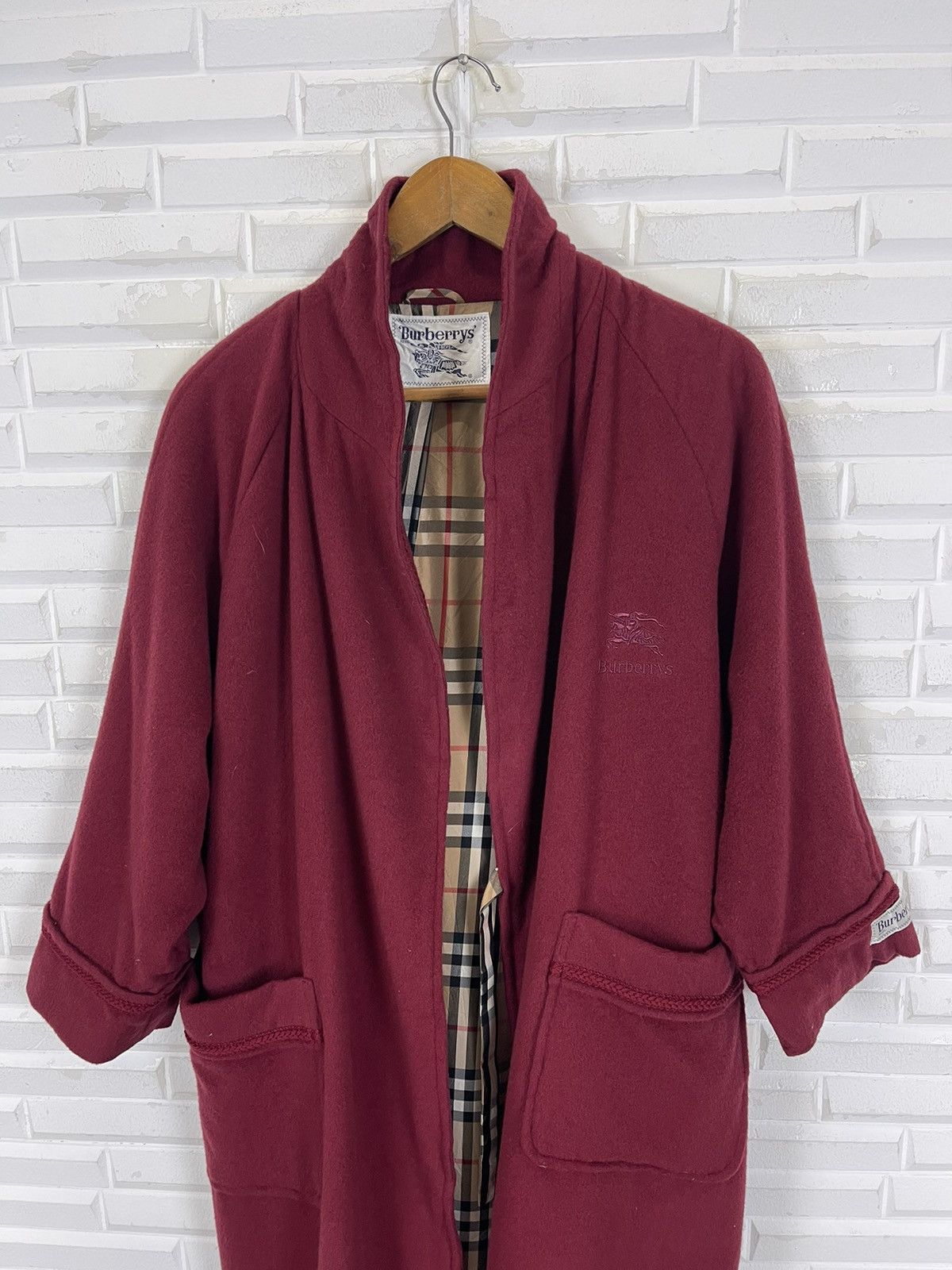 Burberry BURBERRY PRORSUM LONG WOOL NOVA CHECK JACKET Size US M / EU 48-50 / 2 - 7 Thumbnail