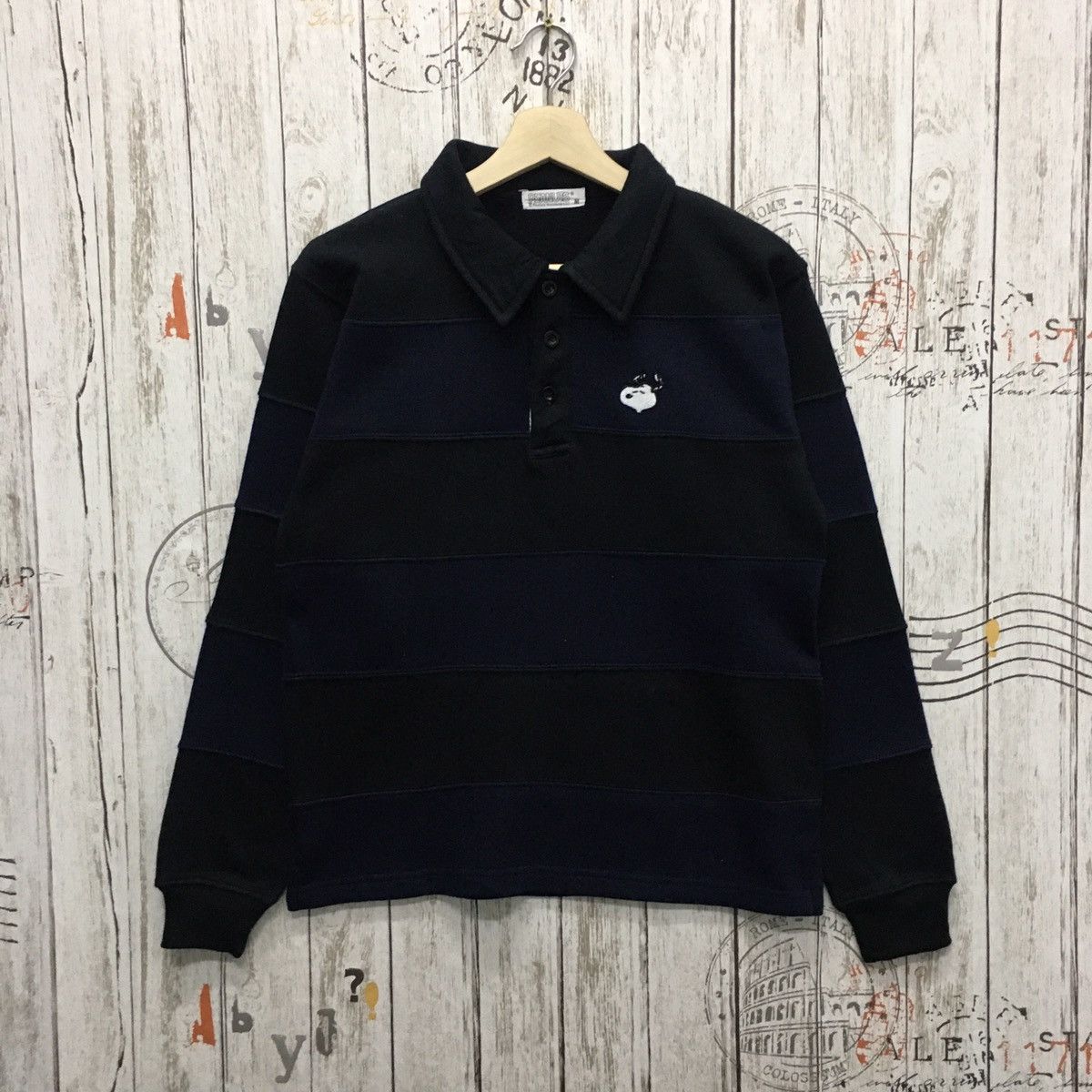 Cartoon Network × Peanuts Rare Snoopy Small Snoopy Embroidery Striped Collar Size US S / EU 44-46 / 1 - 1 Thumbnail