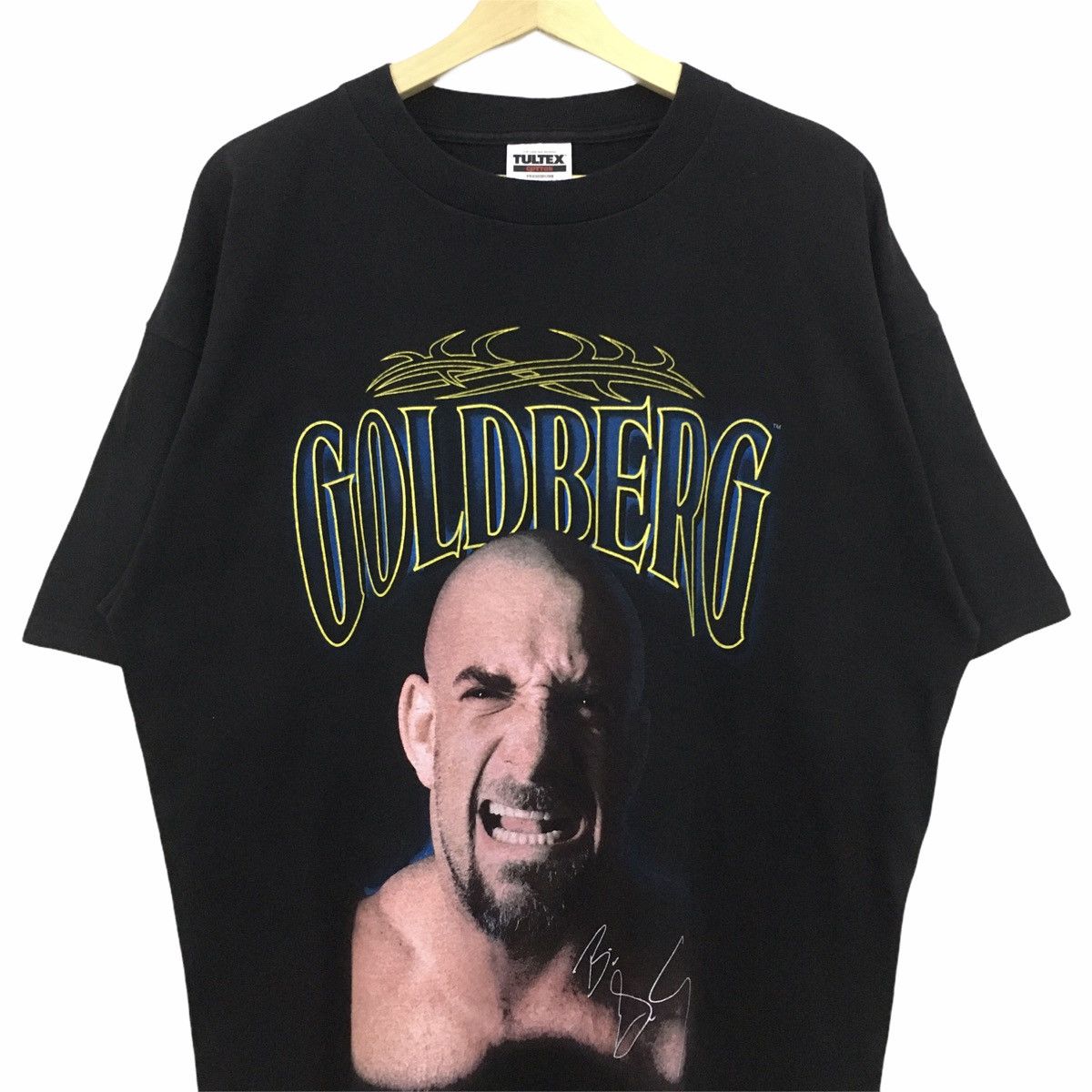 Vintage × WCW/nWo Rare Vintage 1998 WCW GOLDBERG Overprint Tee Size US XL / EU 56 / 4 - 6 Thumbnail