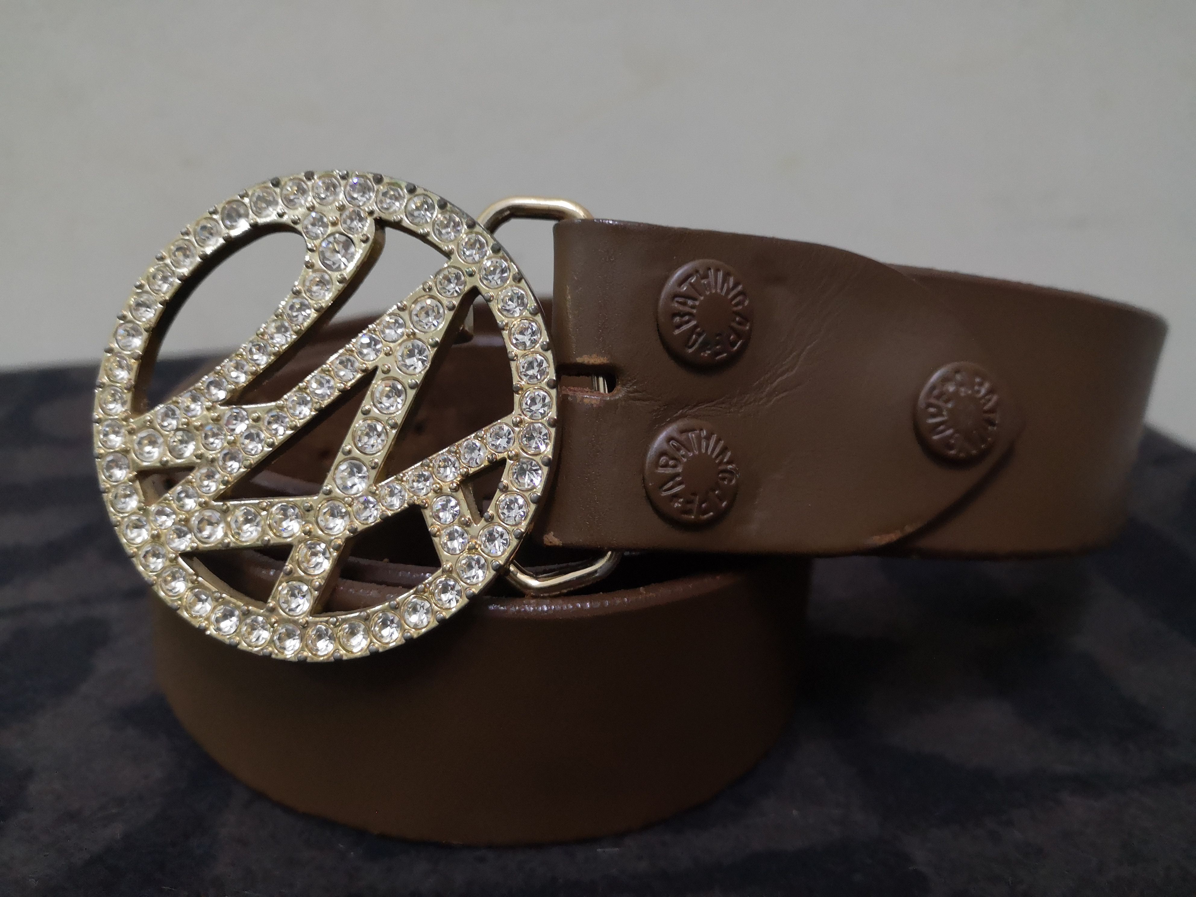 Bape Bape x 24 Karats Leather Belt Size ONE SIZE - 1 Thumbnail