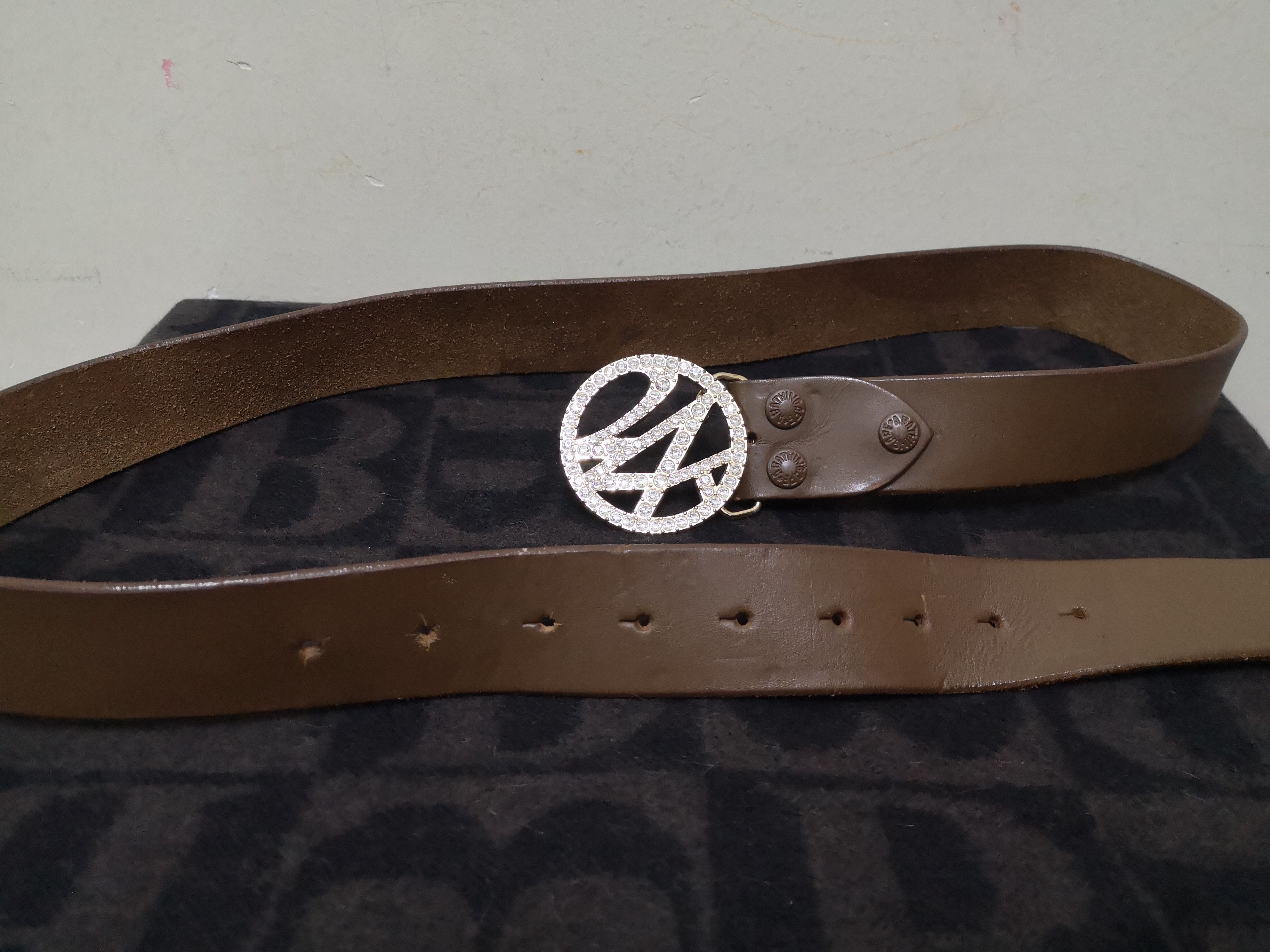 Bape Bape x 24 Karats Leather Belt Size ONE SIZE - 6 Thumbnail