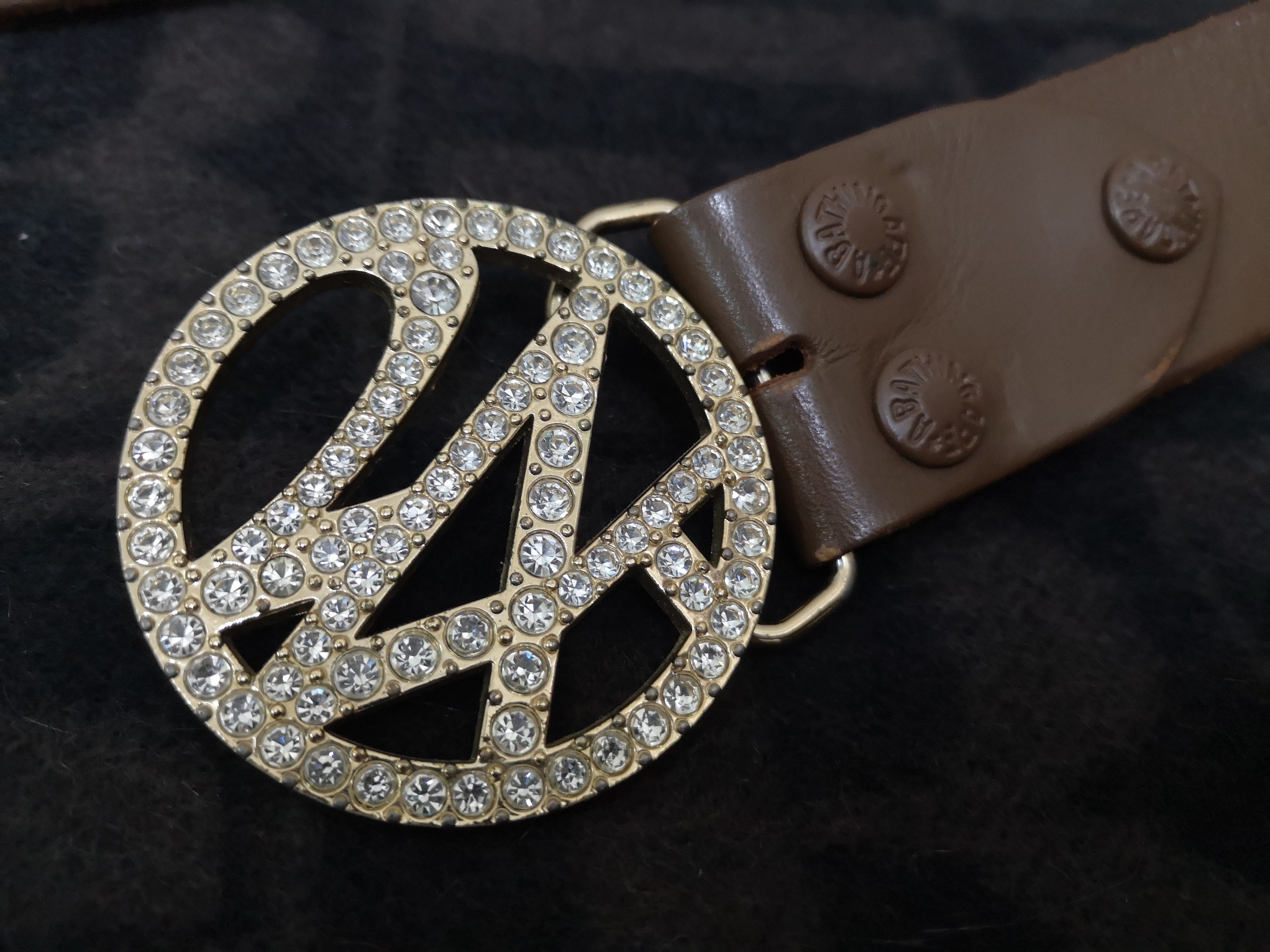 Bape Bape x 24 Karats Leather Belt Size ONE SIZE - 3 Thumbnail