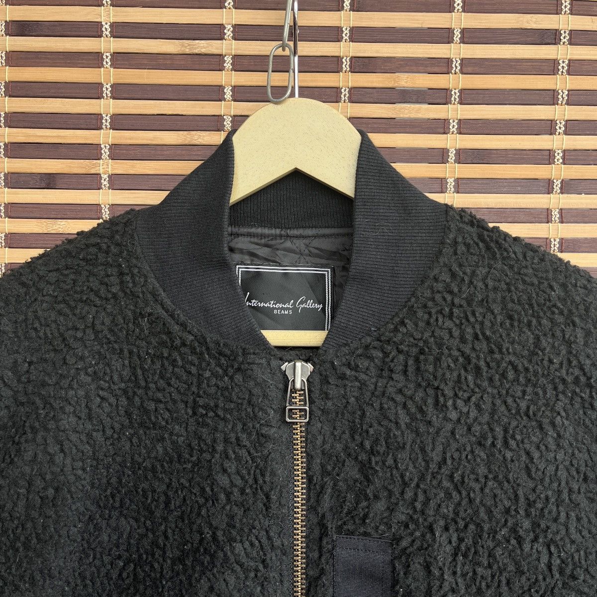 Beams Plus × Vintage Beams International Gallery Fleece Sweater Wool Bomber Style Size US M / EU 48-50 / 2 - 4 Thumbnail