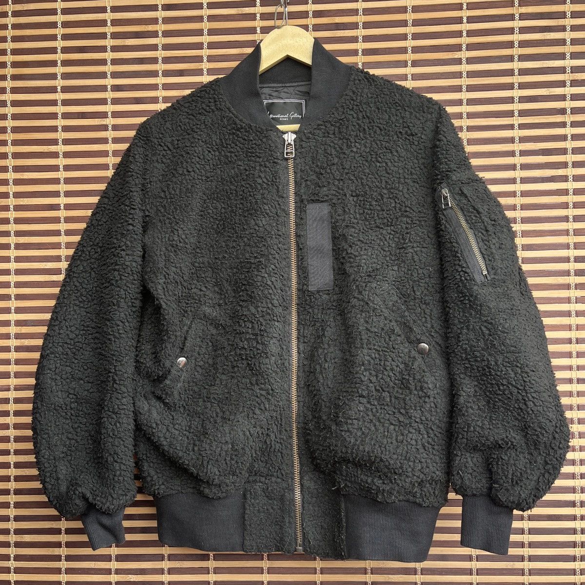 Beams Plus × Vintage Beams International Gallery Fleece Sweater Wool Bomber Style Size US M / EU 48-50 / 2 - 18 Thumbnail