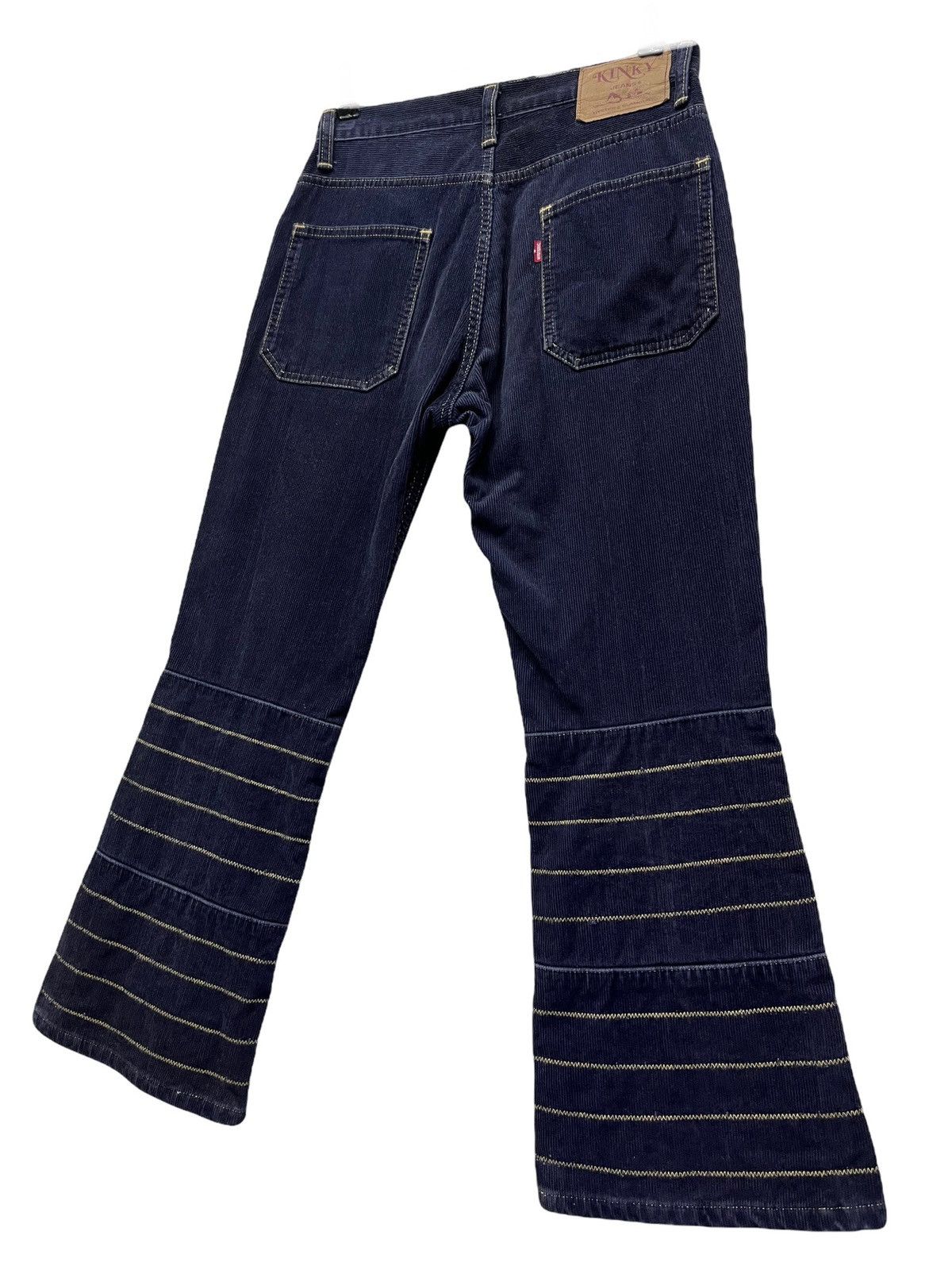 Hysteric Glamour ❤️90’s HYSTERIC GLAMOUR KINKY Corduroy Flare Cropped Pants Size US 27 - 1 Thumbnail