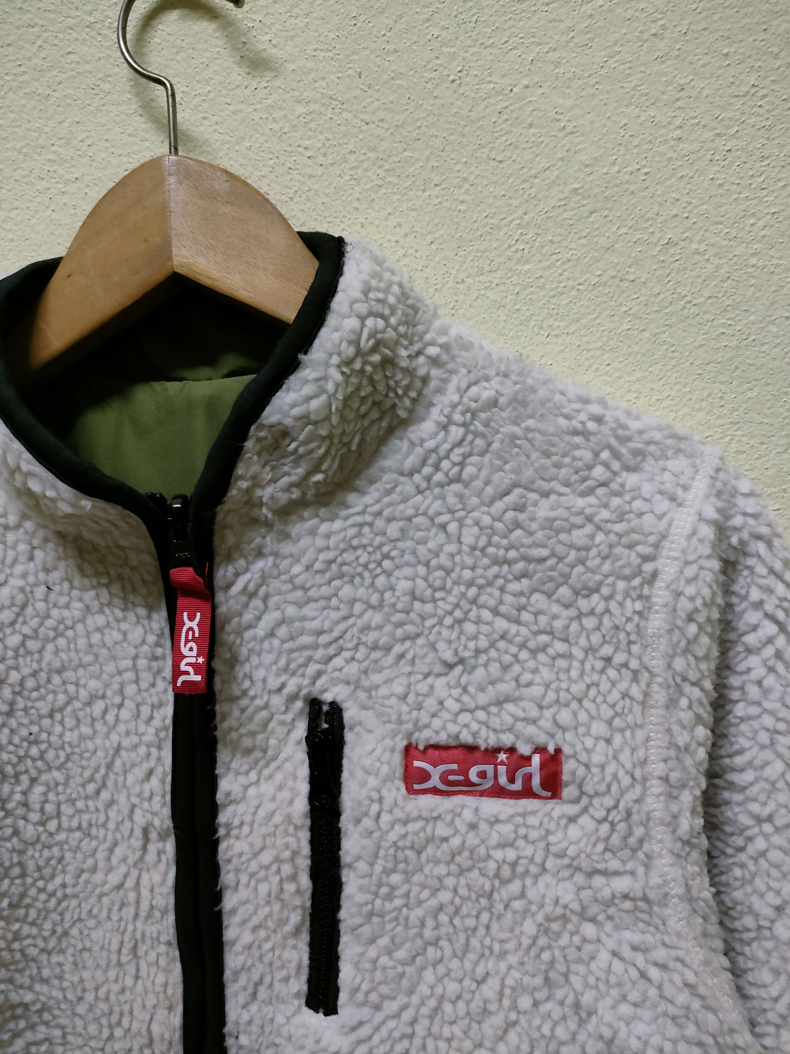 Other 🔥 Steals 🔥 X-girl Fleece Sherpa Reversible Jacket Size US S / EU 44-46 / 1 - 6 Thumbnail
