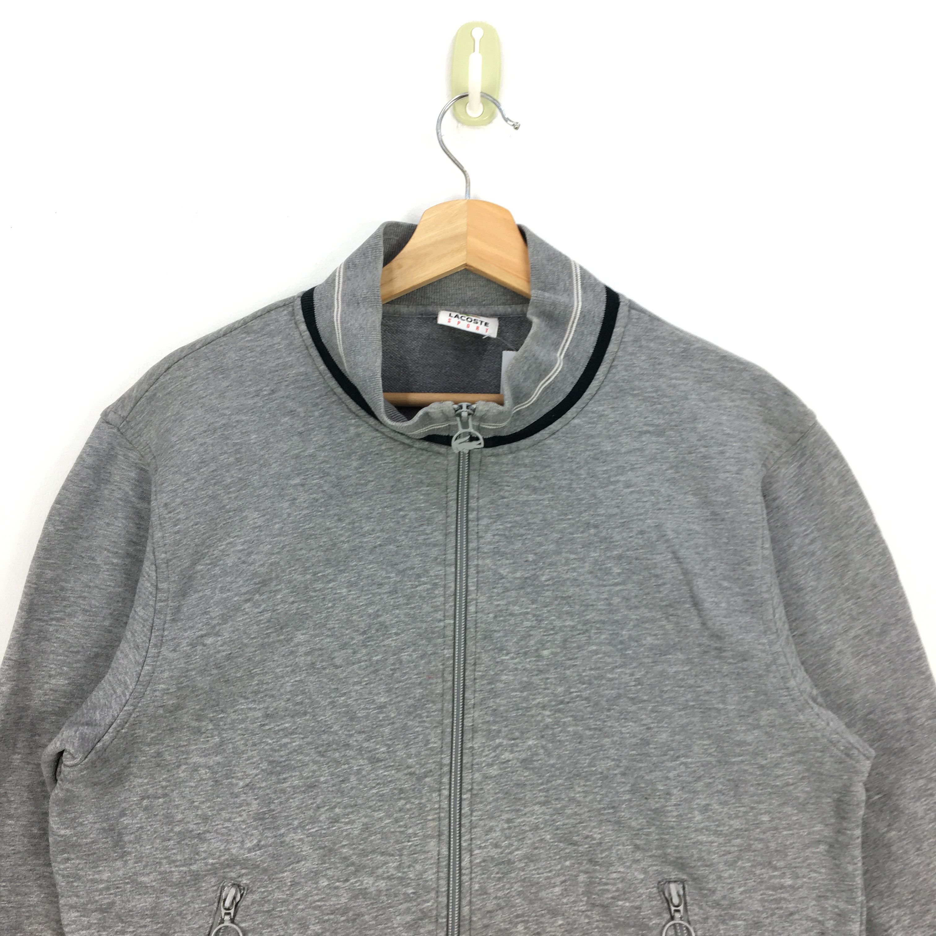 Lacoste × Vintage Vintage 90s Lacoste Sweater Big Logo Varsity Sweatshirt Size US M / EU 48-50 / 2 - 4 Thumbnail