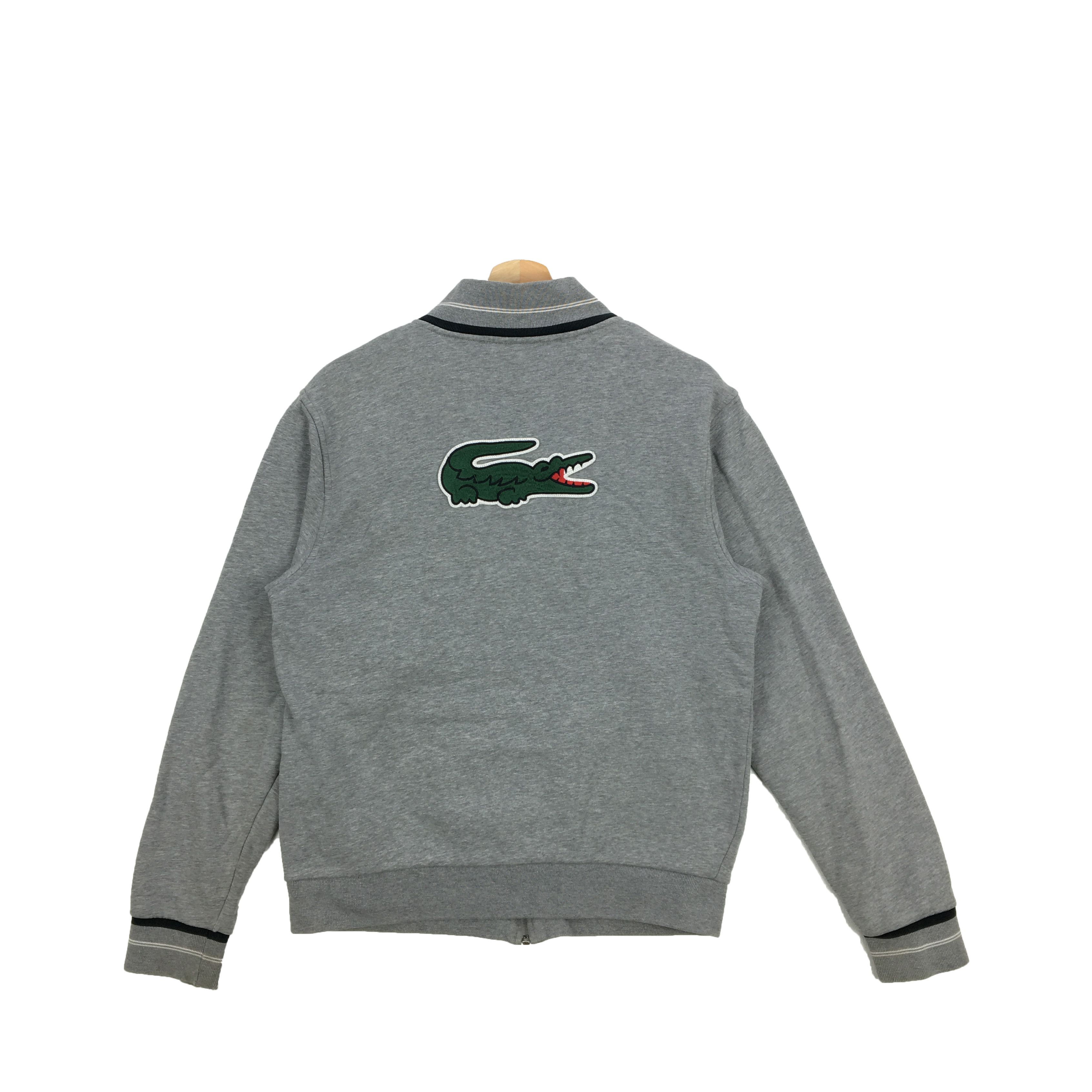 Lacoste × Vintage Vintage 90s Lacoste Sweater Big Logo Varsity Sweatshirt Size US M / EU 48-50 / 2 - 1 Thumbnail