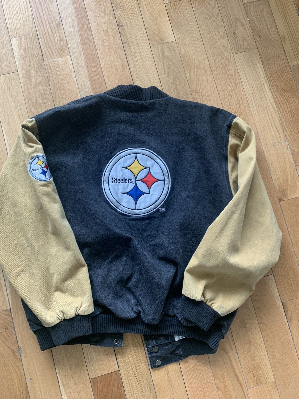 Vintage Vintage Steeler Bomber Varsity Jacket Size US L / EU 52-54 / 3 - 4 Thumbnail