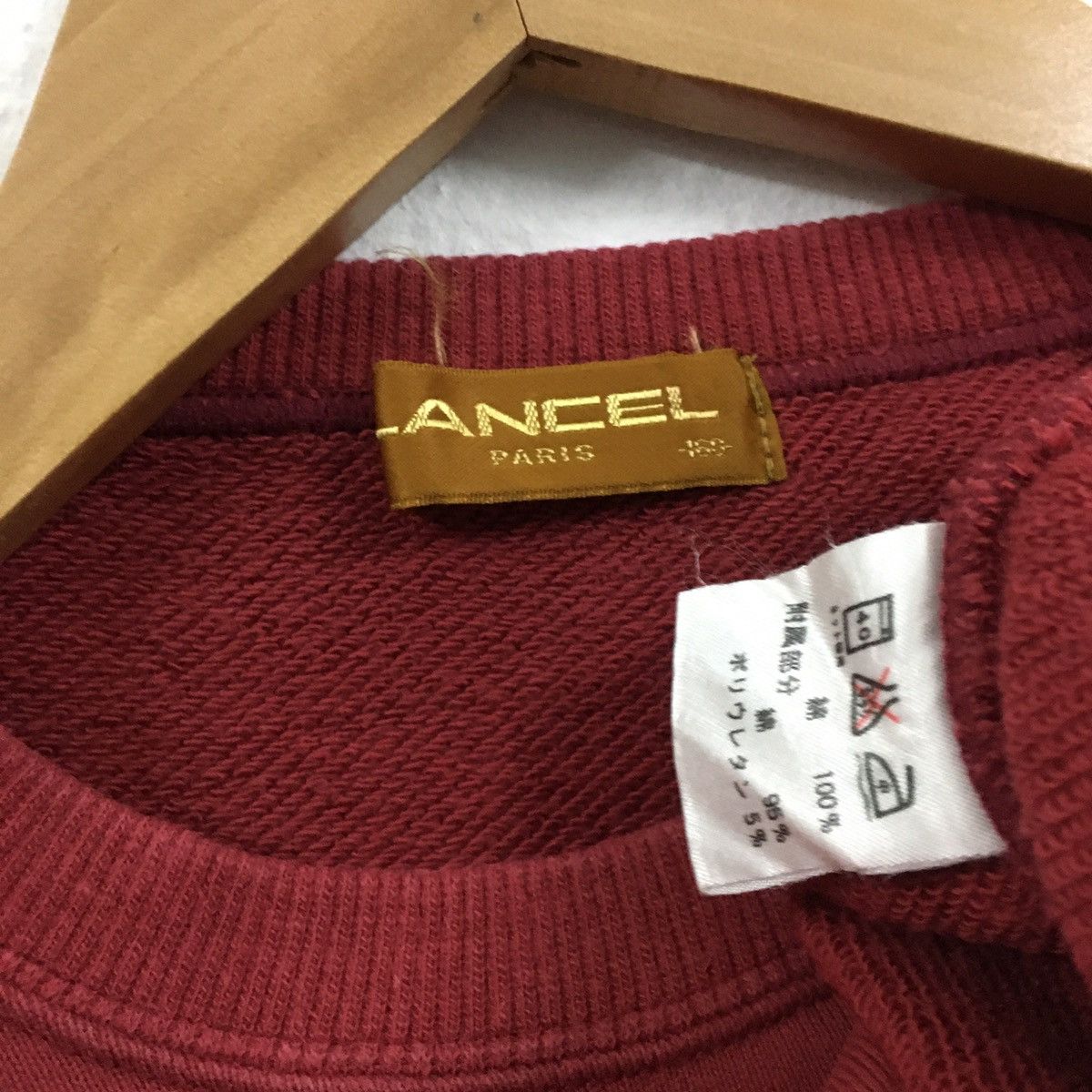 Lancel × Vintage Vintage Lancel Paris Big Spellout Embroidery Sweatshirt Size US M / EU 48-50 / 2 - 6 Thumbnail