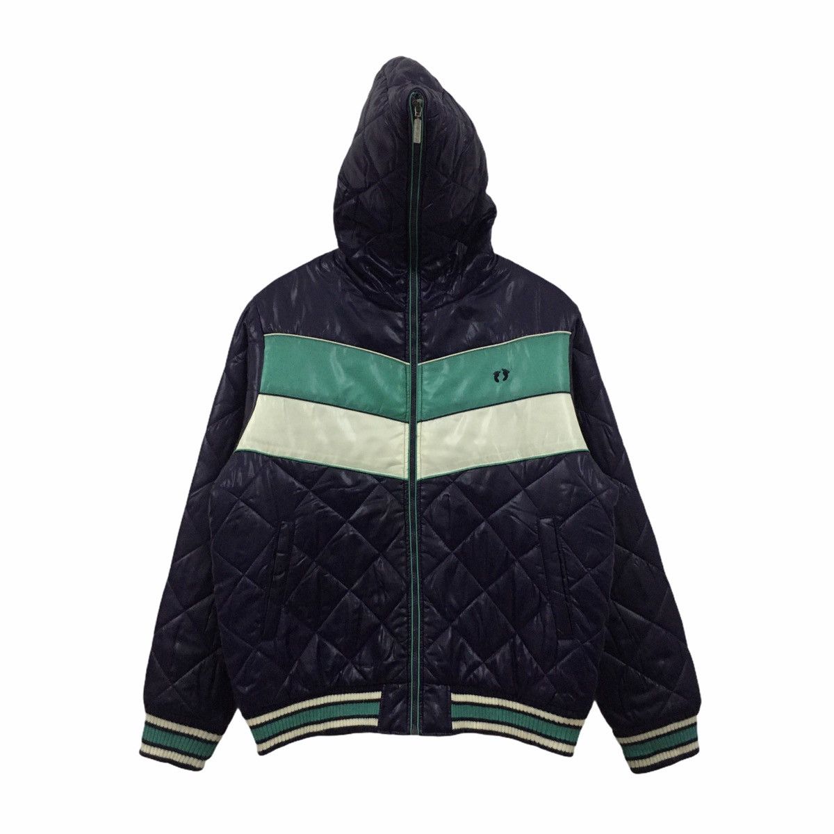 Hang Ten Rare Hang Ten Full Zipper Hoodie Puffer Jacket Small Logo Size US L / EU 52-54 / 3 - 1 Thumbnail