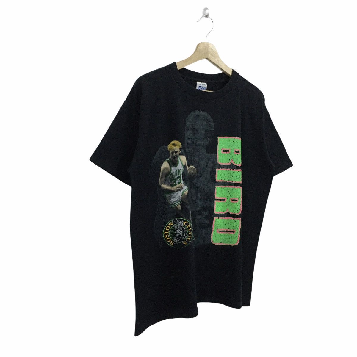 NBA × Salem Sportswear × Vintage Rare Vintage 90s Larry Bird Salem Sportswear NBA Tee Size US L / EU 52-54 / 3 - 12 Thumbnail