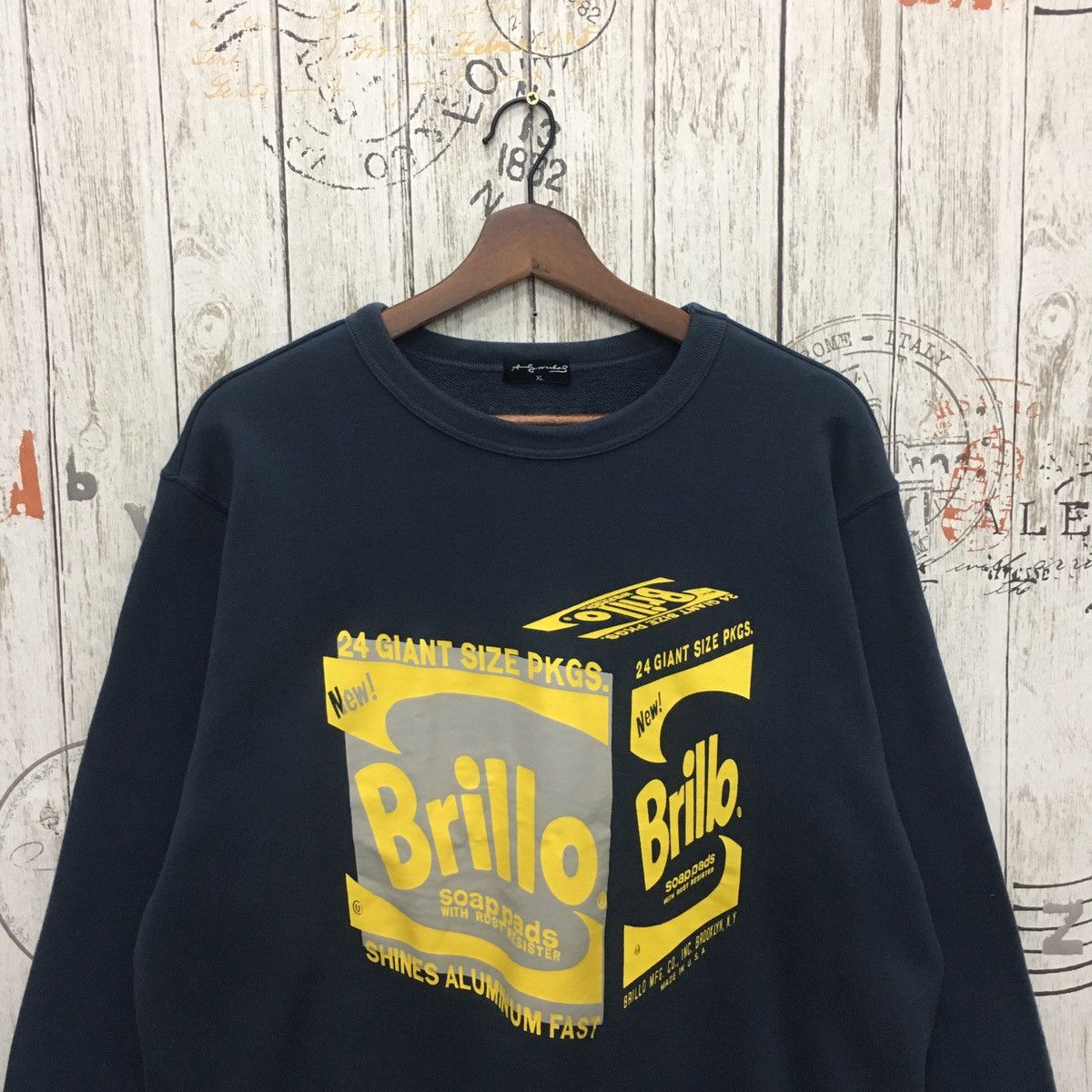 Andy Warhol × Designer Rare Andy Warhol Big Print Jumper Size US L / EU 52-54 / 3 - 3 Thumbnail
