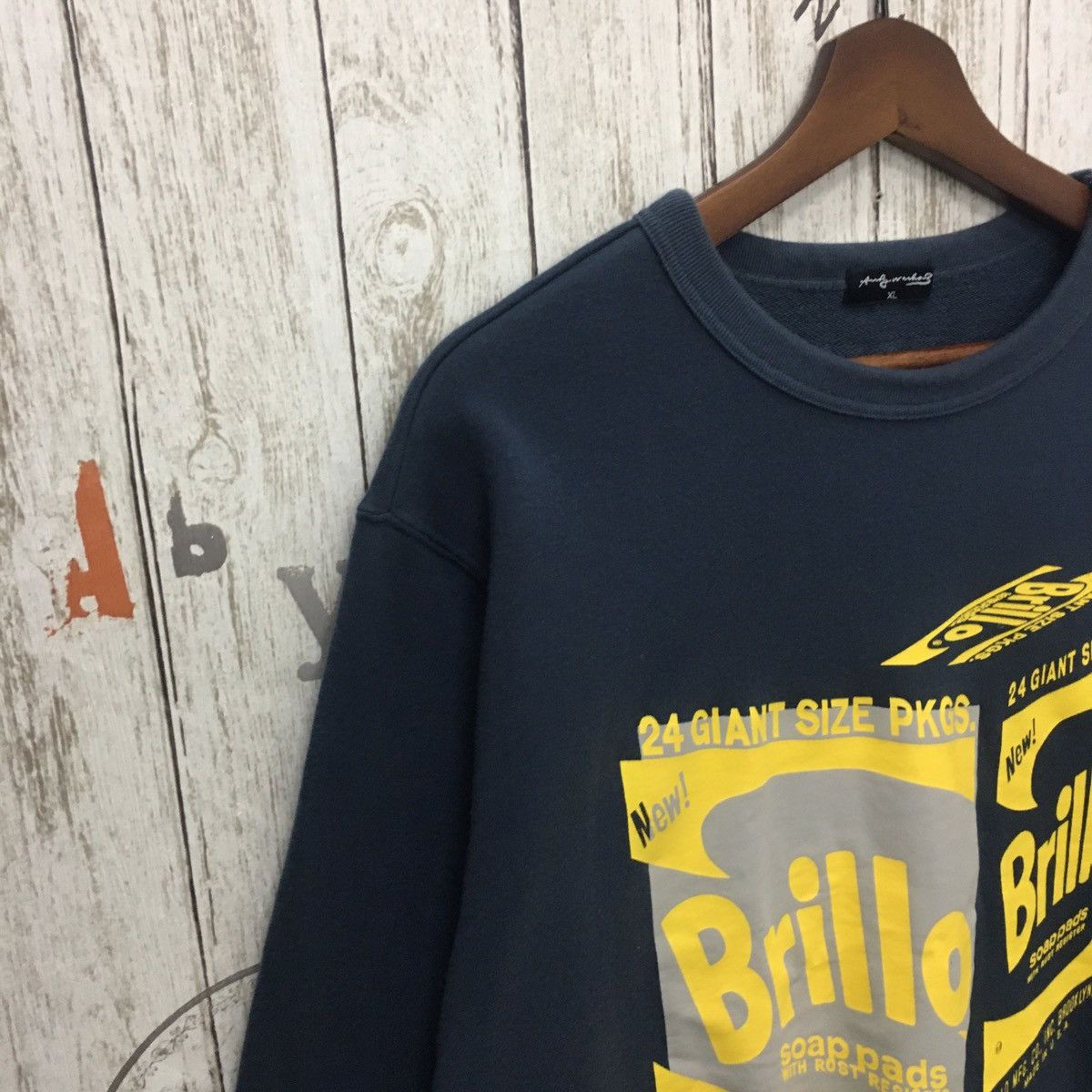 Andy Warhol × Designer Rare Andy Warhol Big Print Jumper Size US L / EU 52-54 / 3 - 8 Thumbnail