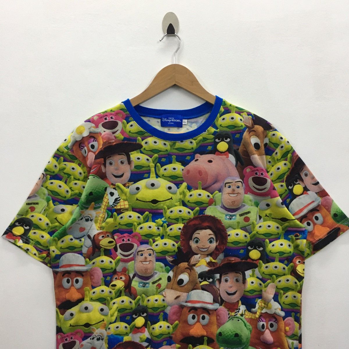 Cartoon Network × Disney × Japanese Brand Rare TOY STORY By Disney Fullprint Tshirt Size US L / EU 52-54 / 3 - 5 Thumbnail