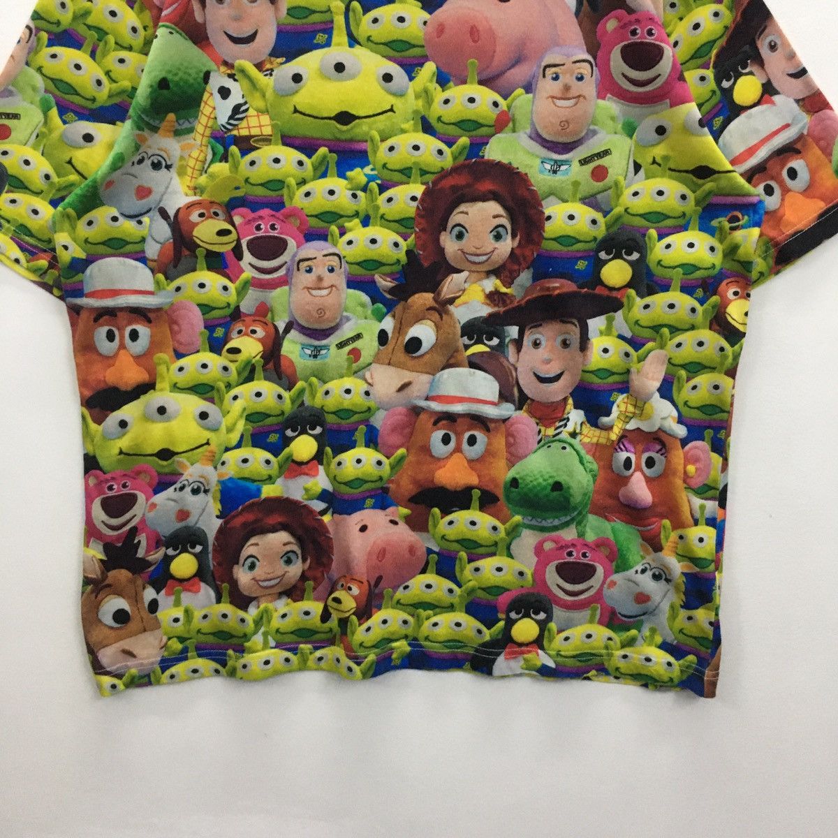 Cartoon Network × Disney × Japanese Brand Rare TOY STORY By Disney Fullprint Tshirt Size US L / EU 52-54 / 3 - 6 Thumbnail