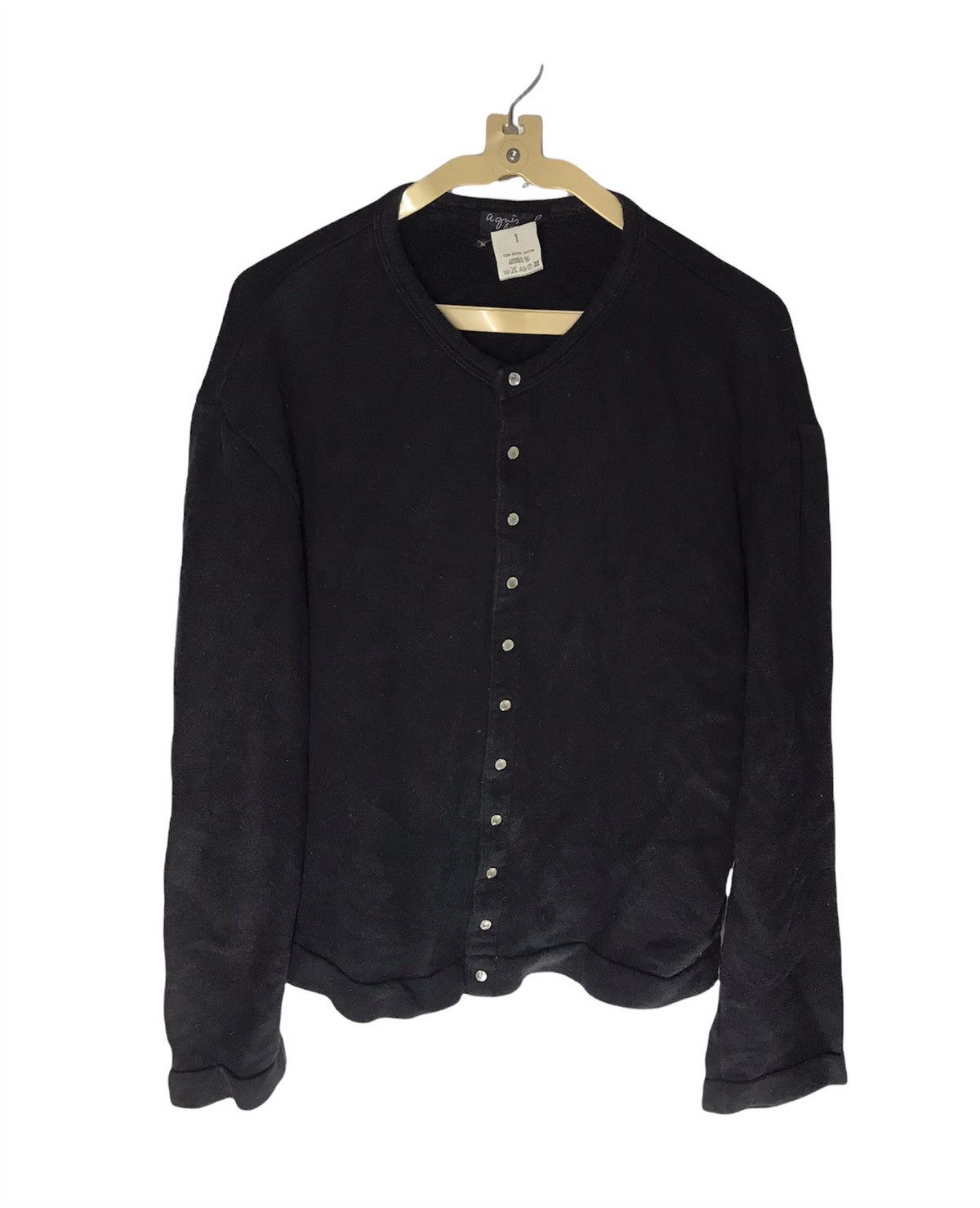 agnes b. Agnes B snap button sweatshirt Size US S / EU 44-46 / 1 - 1 Thumbnail