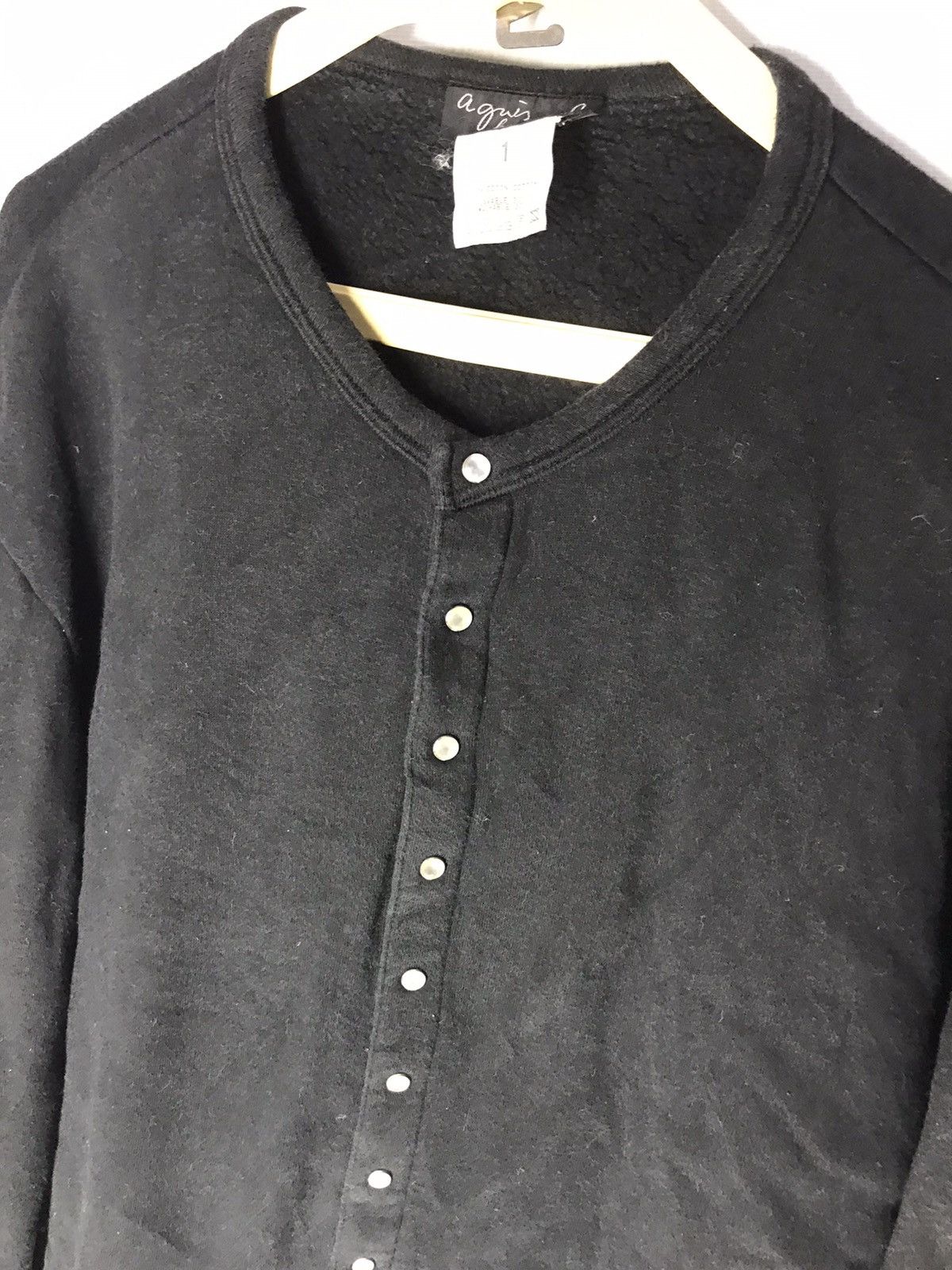 agnes b. Agnes B snap button sweatshirt Size US S / EU 44-46 / 1 - 5 Thumbnail