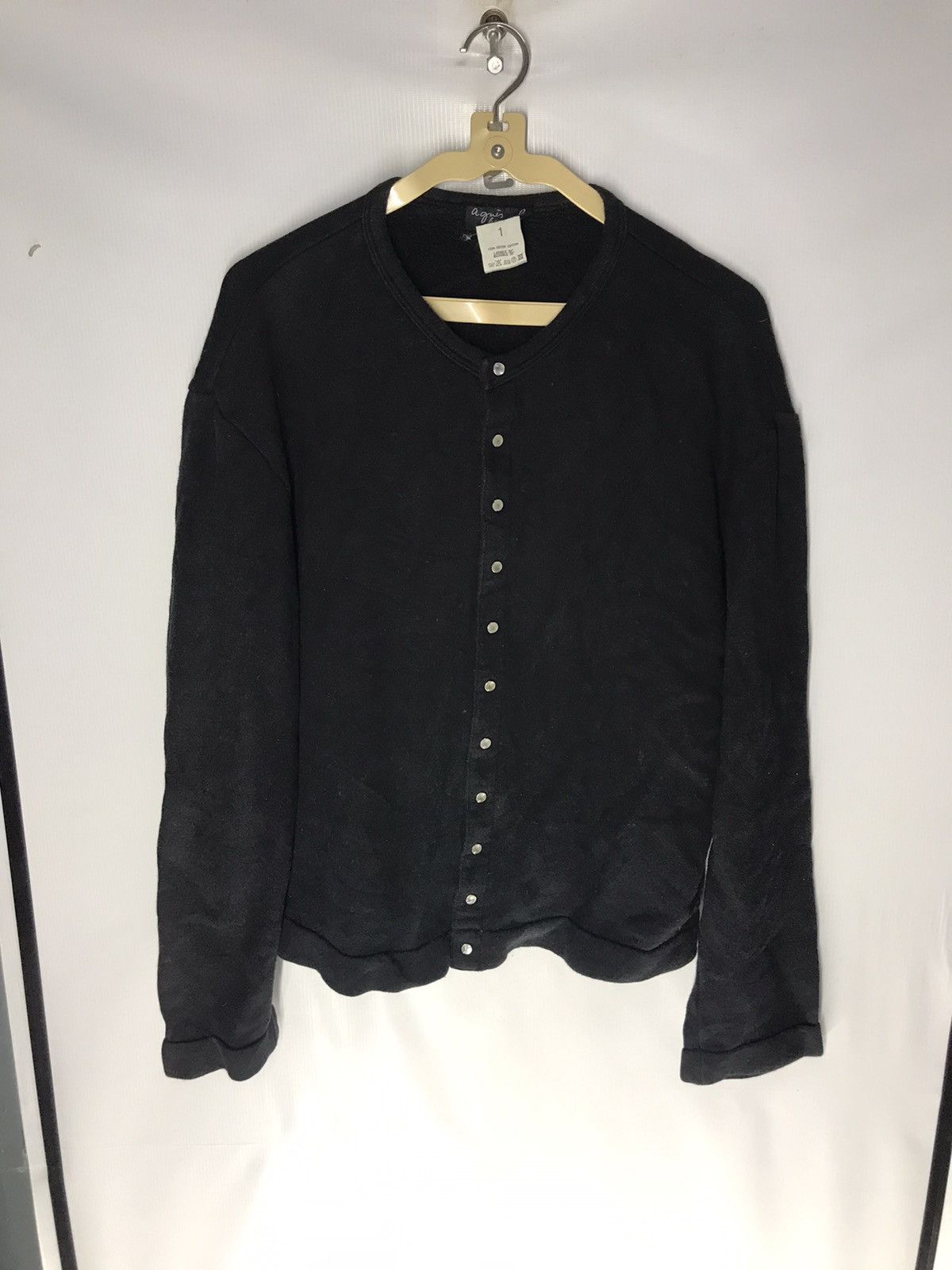agnes b. Agnes B snap button sweatshirt Size US S / EU 44-46 / 1 - 6 Thumbnail