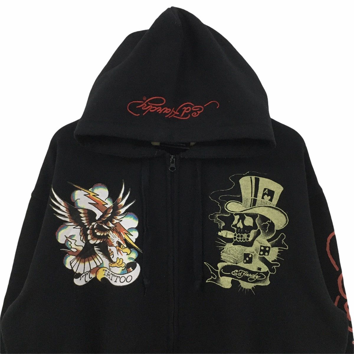 Christian Audigier × Ed Hardy Rare Design ED HARDY Sweater Hoodie Size 5L Size US XXL / EU 58 / 5 - 6 Thumbnail