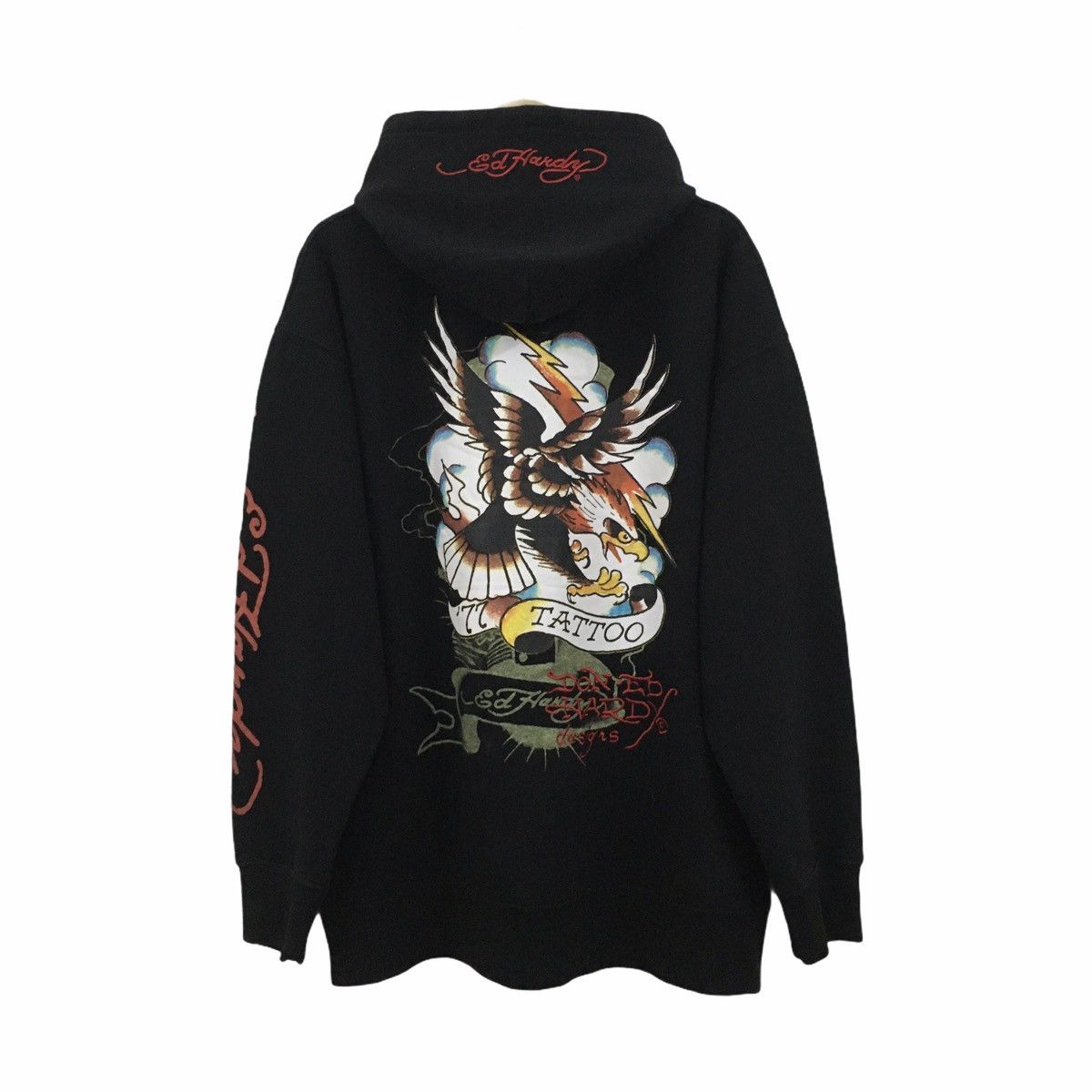Christian Audigier × Ed Hardy Rare Design ED HARDY Sweater Hoodie Size 5L Size US XXL / EU 58 / 5 - 3 Thumbnail