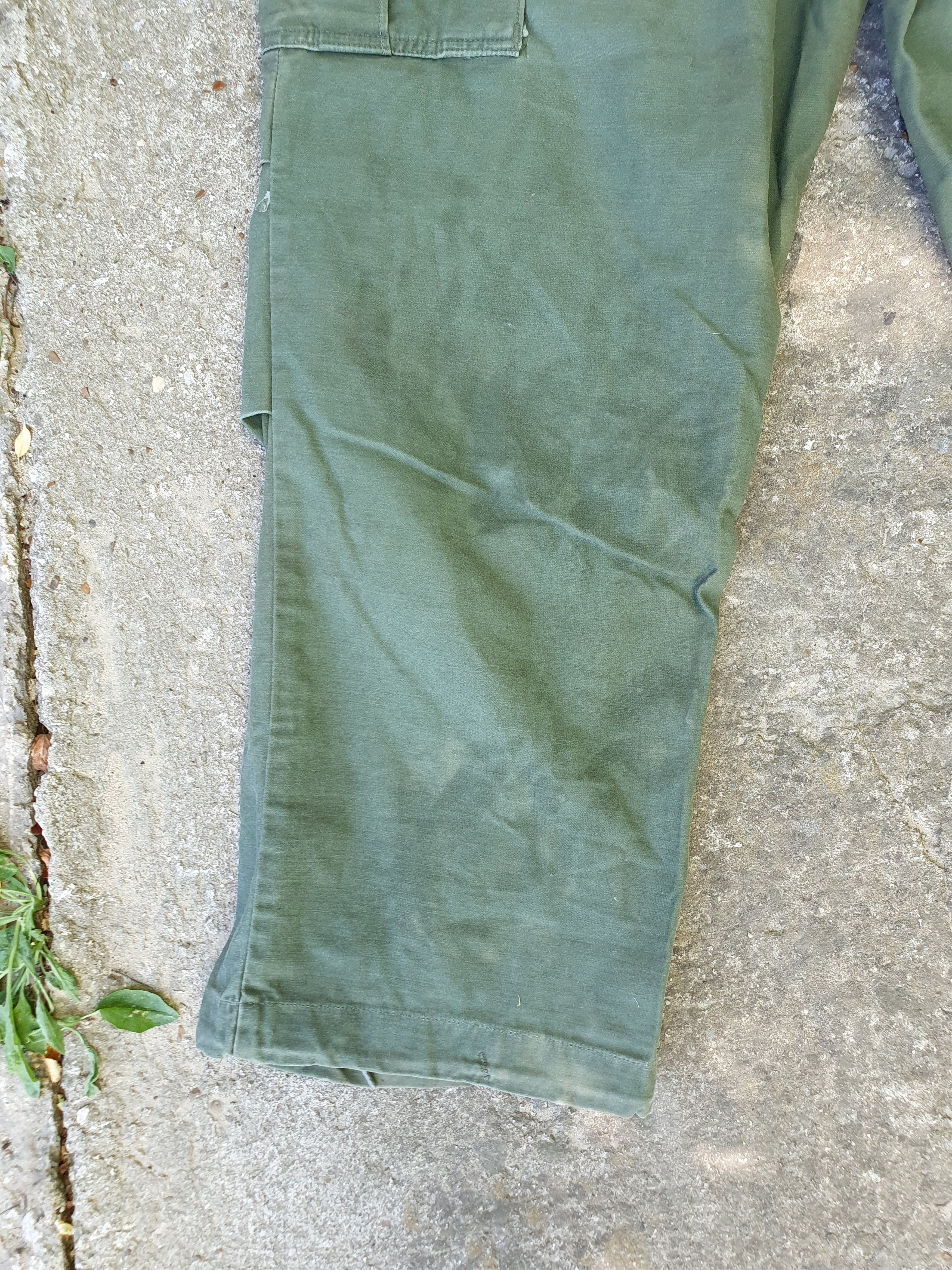 Other Rare 70s Destroyed Aesthetic Military Cargo Vintage Pants Size US 36 / EU 52 - 6 Thumbnail