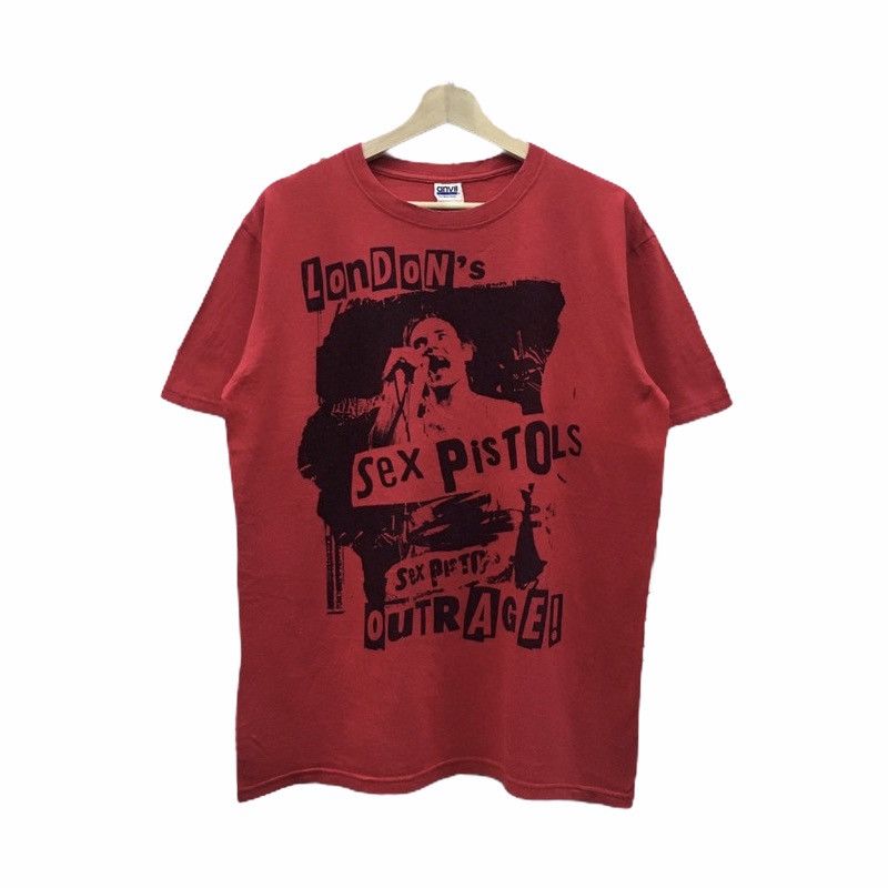 Band Tees × Vintage Rare Vintage 2000 Sex Pistols Outrage! Tee Size US L / EU 52-54 / 3 - 1 Thumbnail