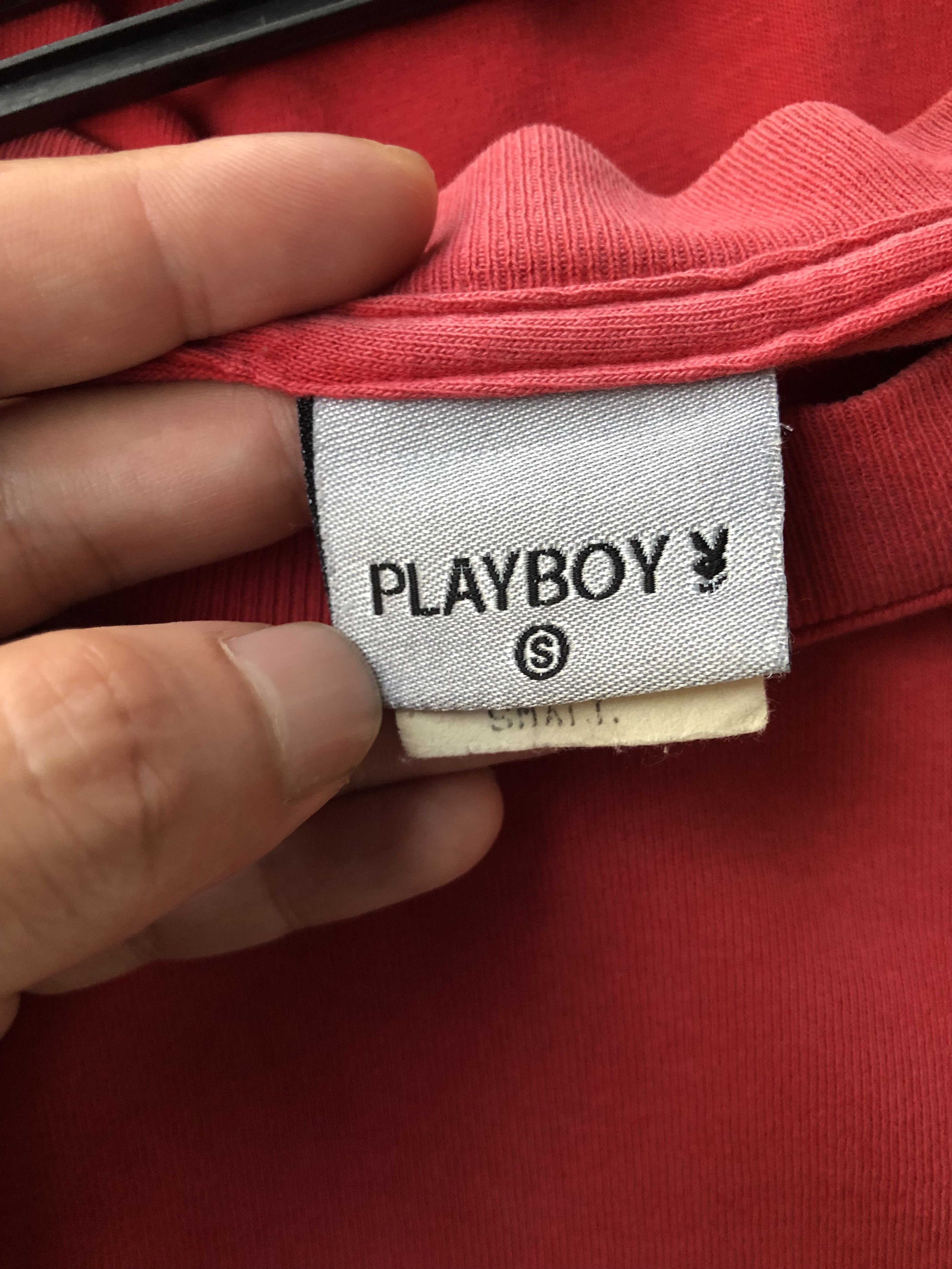 Playboy × Vintage RARE VINTAGE PLAYBOY USA SLEEVES HIT LOGO L/S SHIRT Size US S / EU 44-46 / 1 - 13 Thumbnail