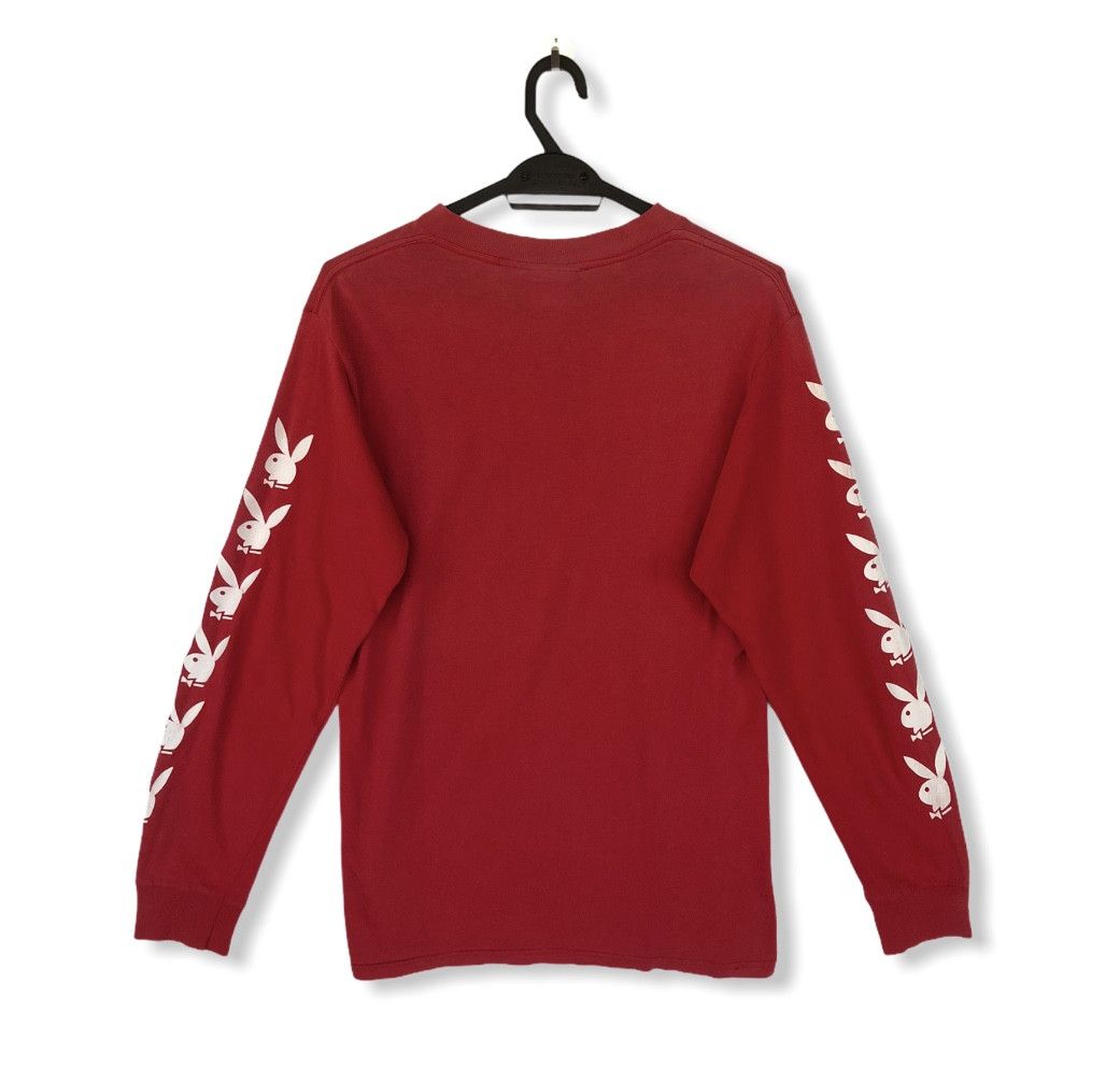 Playboy × Vintage RARE VINTAGE PLAYBOY USA SLEEVES HIT LOGO L/S SHIRT Size US S / EU 44-46 / 1 - 2 Thumbnail