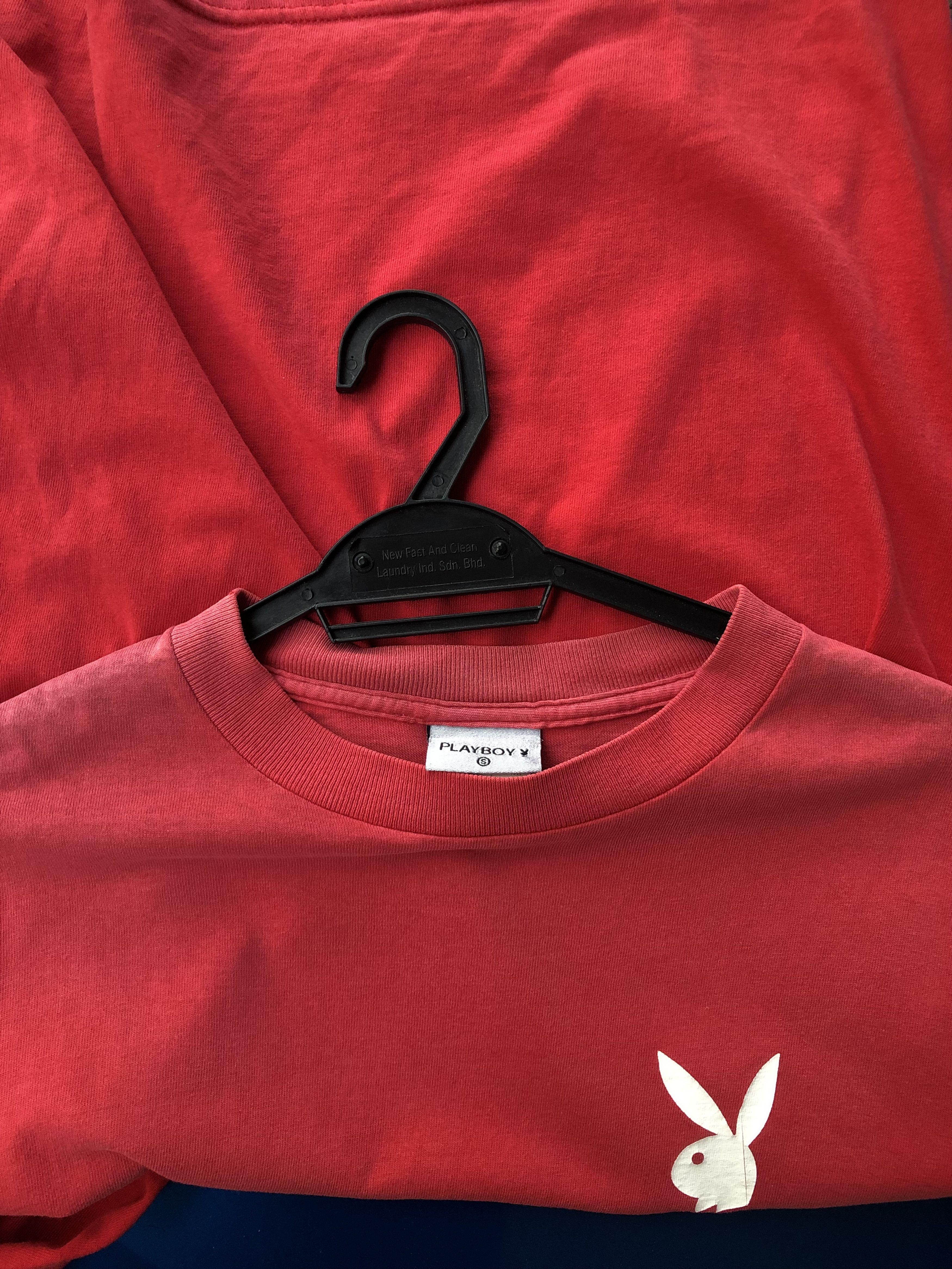 Playboy × Vintage RARE VINTAGE PLAYBOY USA SLEEVES HIT LOGO L/S SHIRT Size US S / EU 44-46 / 1 - 11 Thumbnail
