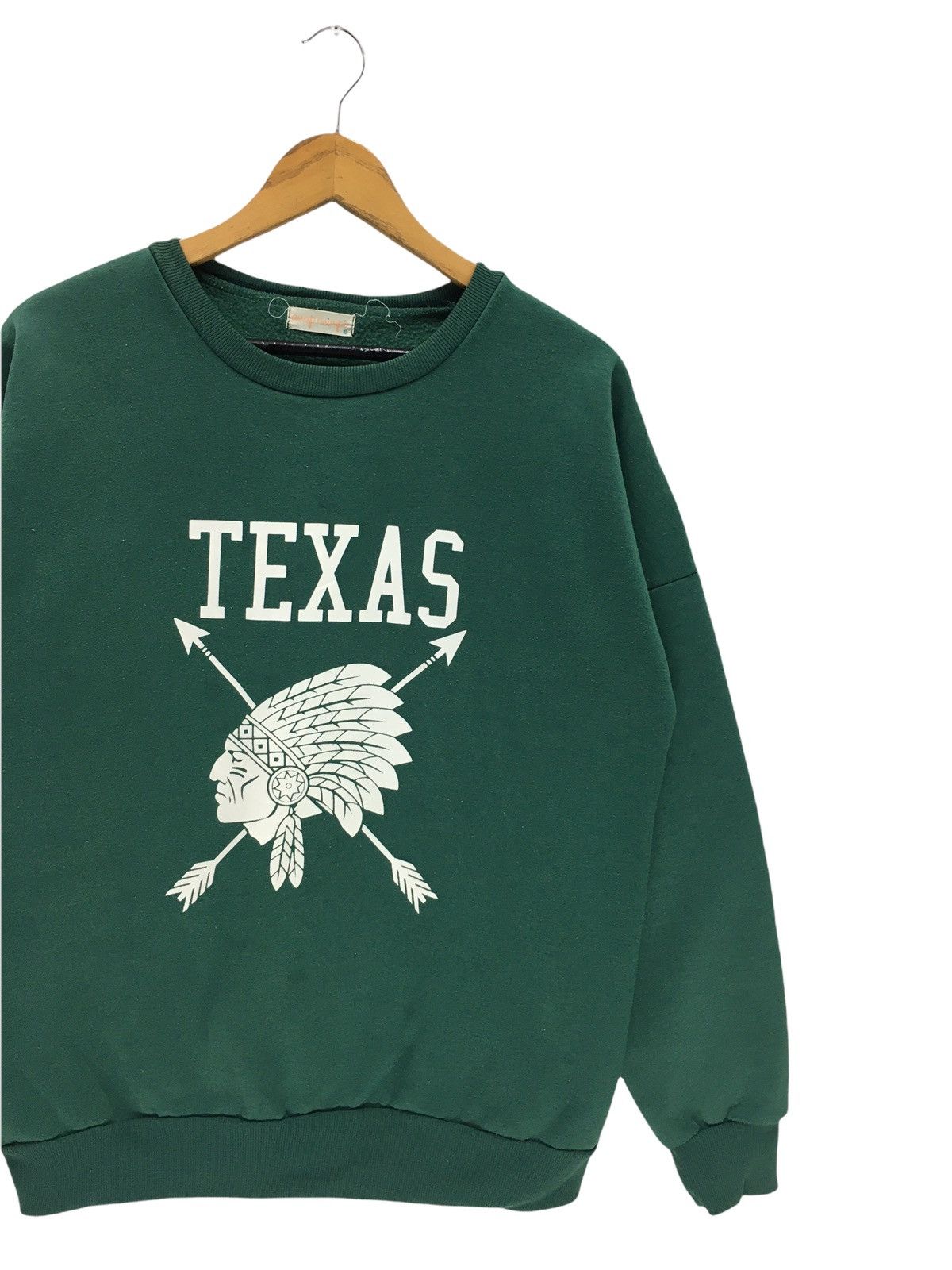 Vintage Vintage Texas Big Logo Spellout Usa Sweatshirt Size US M / EU 48-50 / 2 - 4 Thumbnail