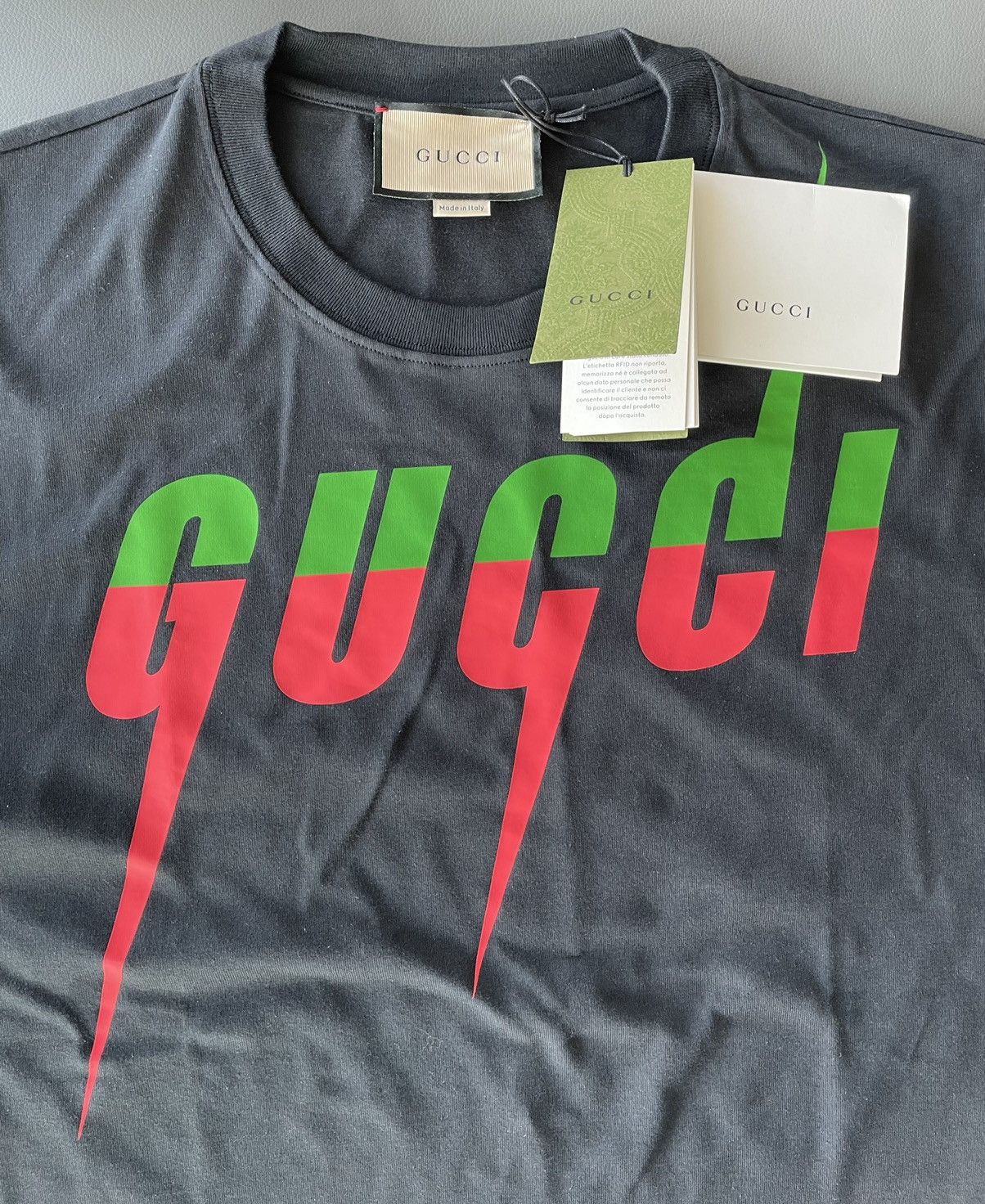 Gucci LimitedEdition Super Runway Brand New Gucci Logo Tee T-shirt Size US XL / EU 56 / 4 - 7 Thumbnail