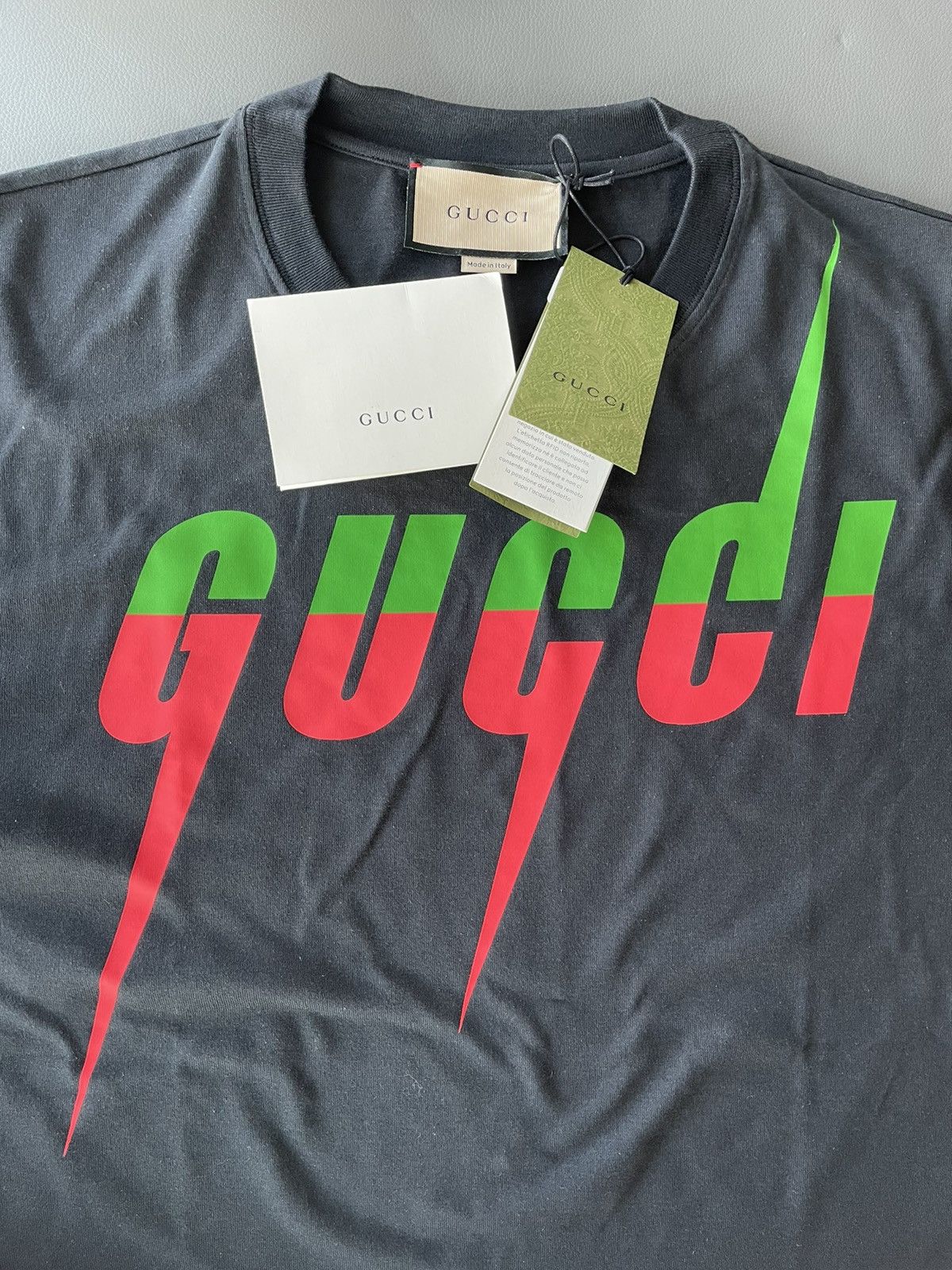 Gucci LimitedEdition Super Runway Brand New Gucci Logo Tee T-shirt Size US XL / EU 56 / 4 - 11 Thumbnail