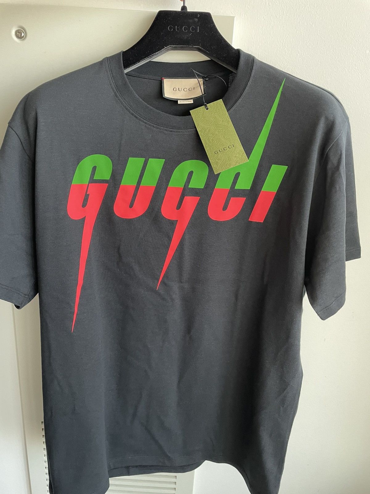 Gucci LimitedEdition Super Runway Brand New Gucci Logo Tee T-shirt Size US XL / EU 56 / 4 - 12 Thumbnail