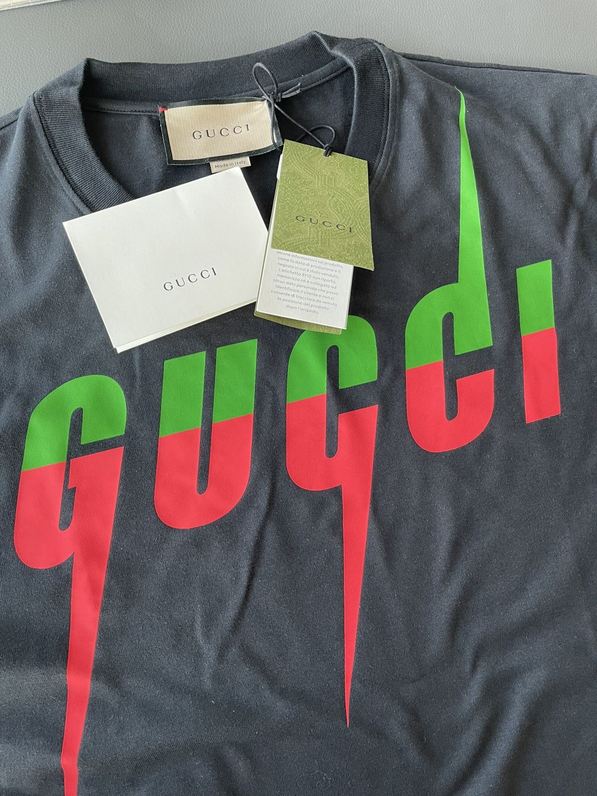 Gucci LimitedEdition Super Runway Brand New Gucci Logo Tee T-shirt Size US XL / EU 56 / 4 - 4 Thumbnail