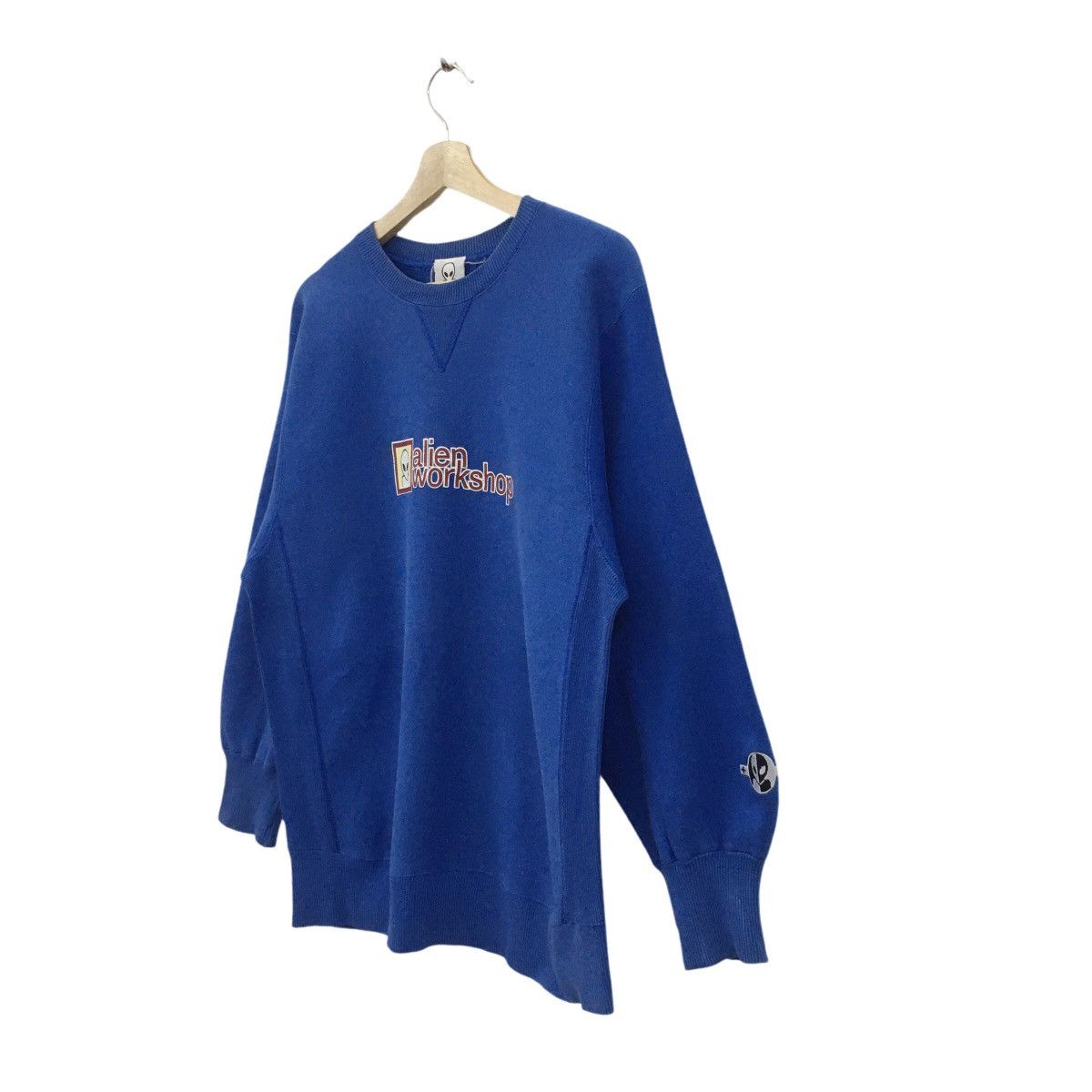Alien Workshop × Vintage Rare Vintage 90s Alien Workshop Embroidery Logo On Sleeve Size US M / EU 48-50 / 2 - 9 Thumbnail