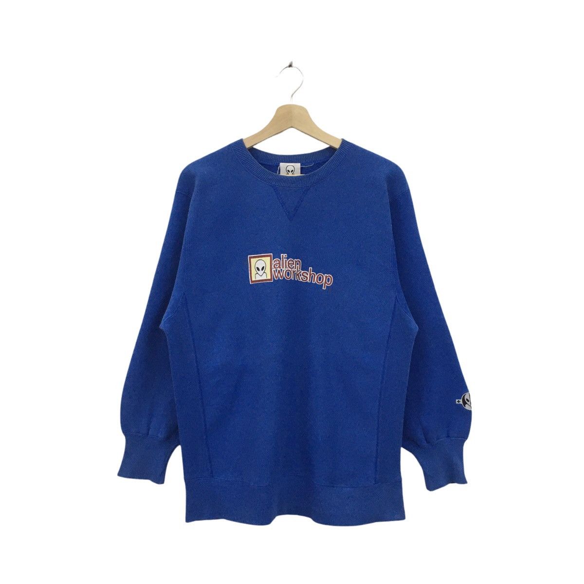 Alien Workshop × Vintage Rare Vintage 90s Alien Workshop Embroidery Logo On Sleeve Size US M / EU 48-50 / 2 - 1 Thumbnail