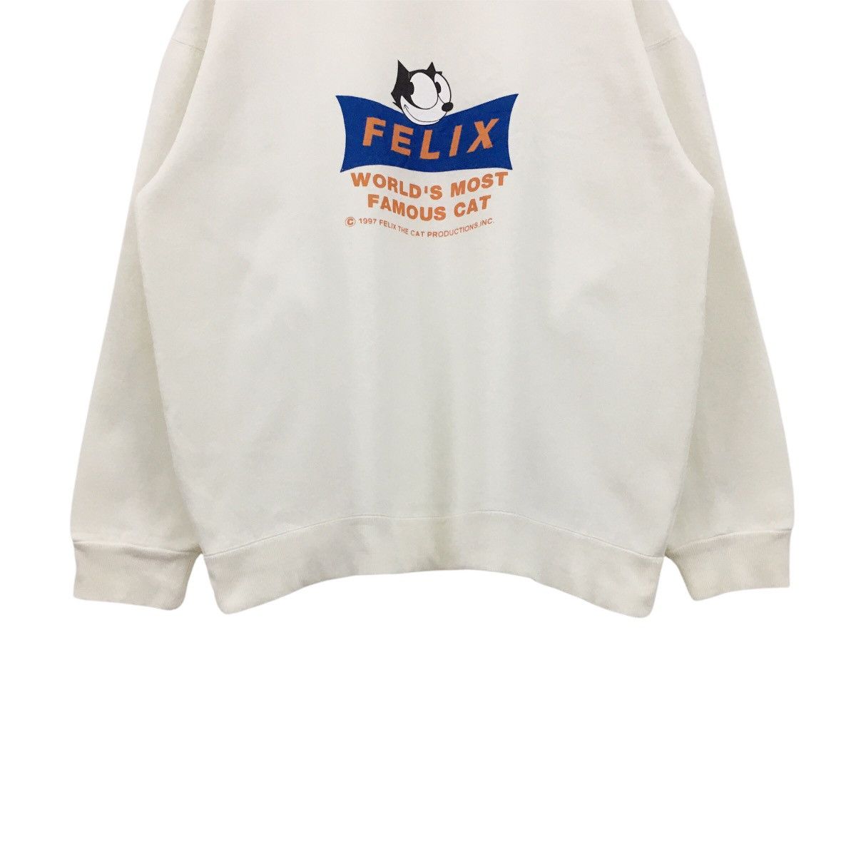 Cartoon Network × Vintage Rare Vintage 1997 Felix The Cat Sweatshirt Size US M / EU 48-50 / 2 - 6 Thumbnail