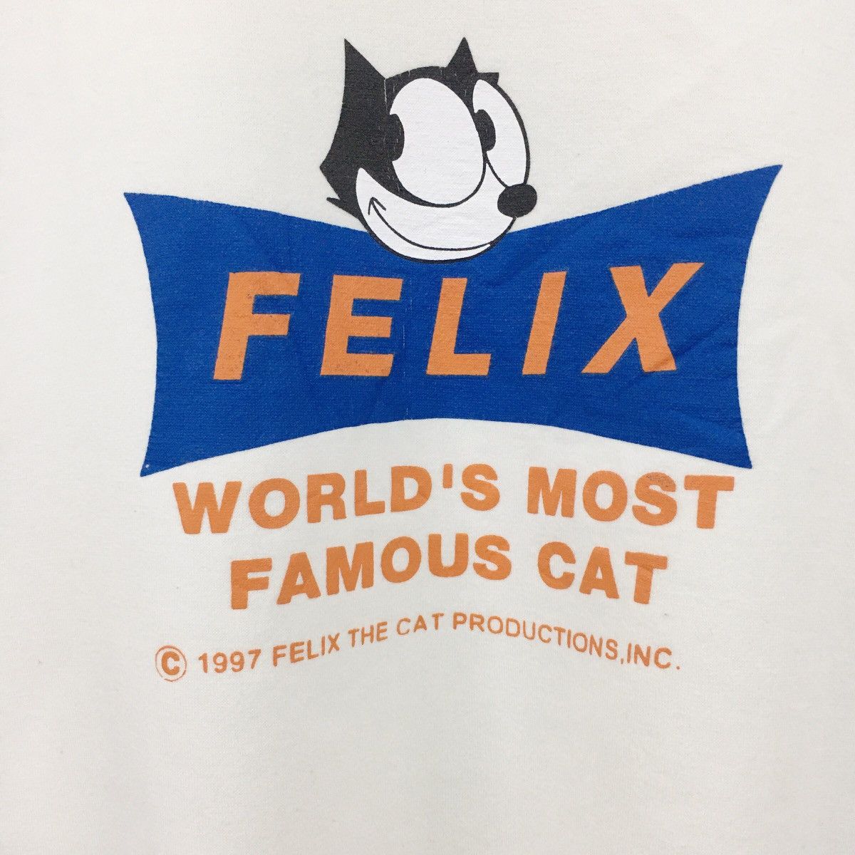 Cartoon Network × Vintage Rare Vintage 1997 Felix The Cat Sweatshirt Size US M / EU 48-50 / 2 - 3 Thumbnail